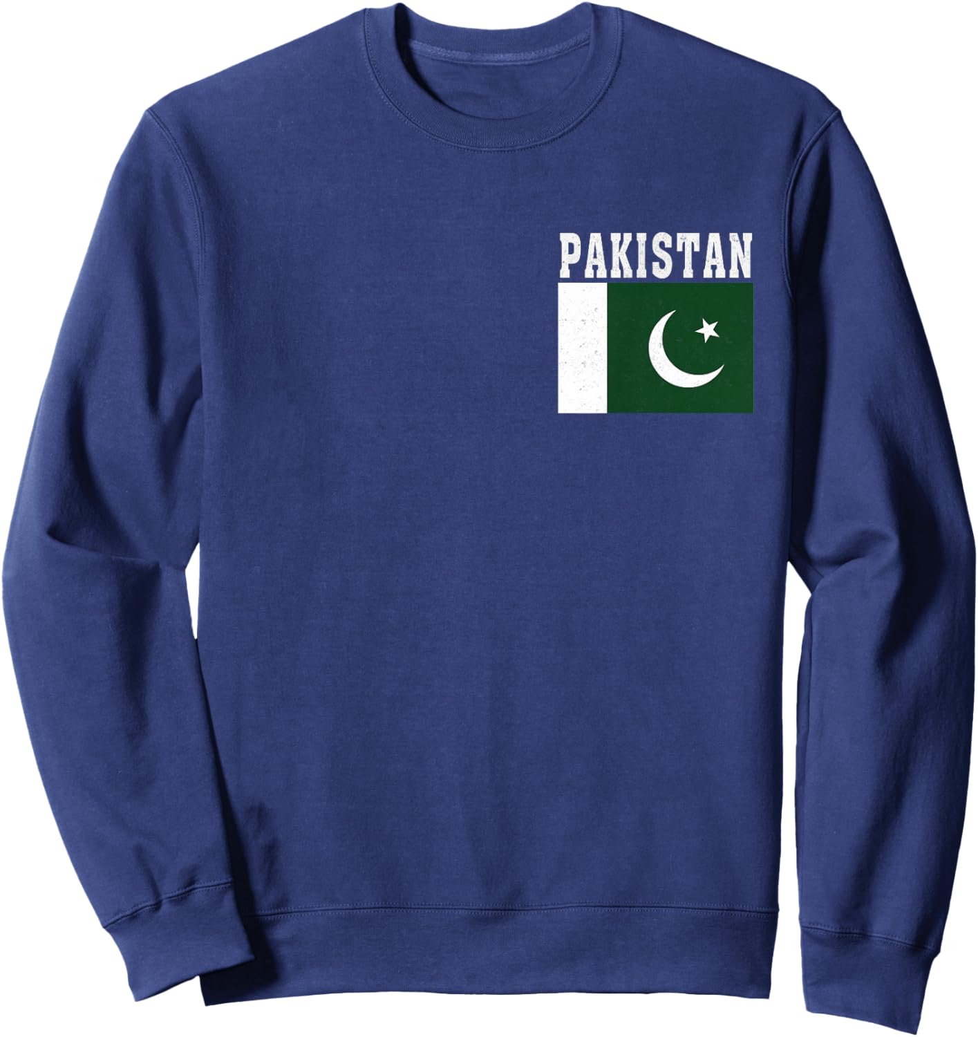 Pakistan Flag Patriotic National Roots Souvenir Sweatshirt - Sweatshirt | Navy