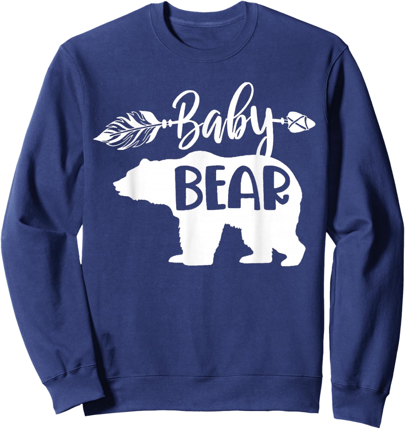 Funny Baby Bear Family Matching Kid Men Women Gifts Sweatshirt - Sweatshirt | Navy
