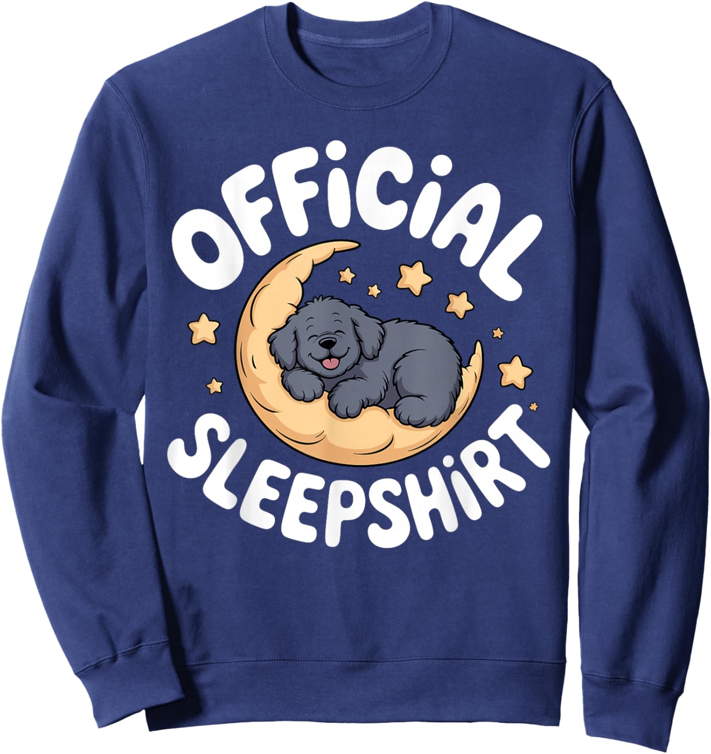 Cool Newfoundland Art Women Kids Newfie Newfoundland Sweatshirt - Sweatshirt | Navy