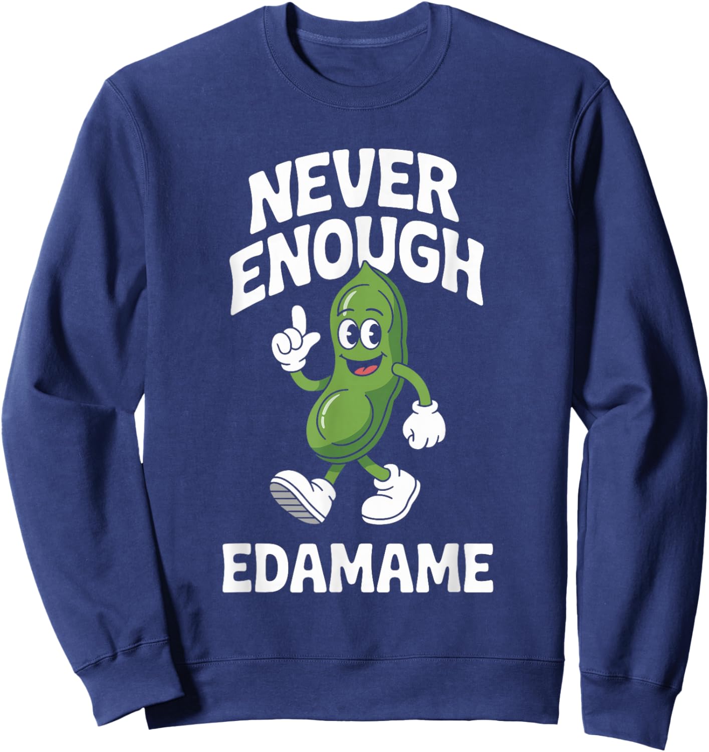 Funny Edamame Retro Sweatshirt - Sweatshirt | Navy
