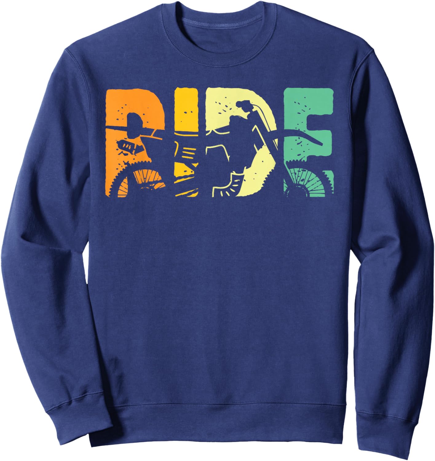 Dirt Bike Motocross Apparel - Motocross Dirt Bike Sweatshirt - Sweatshirt | Navy