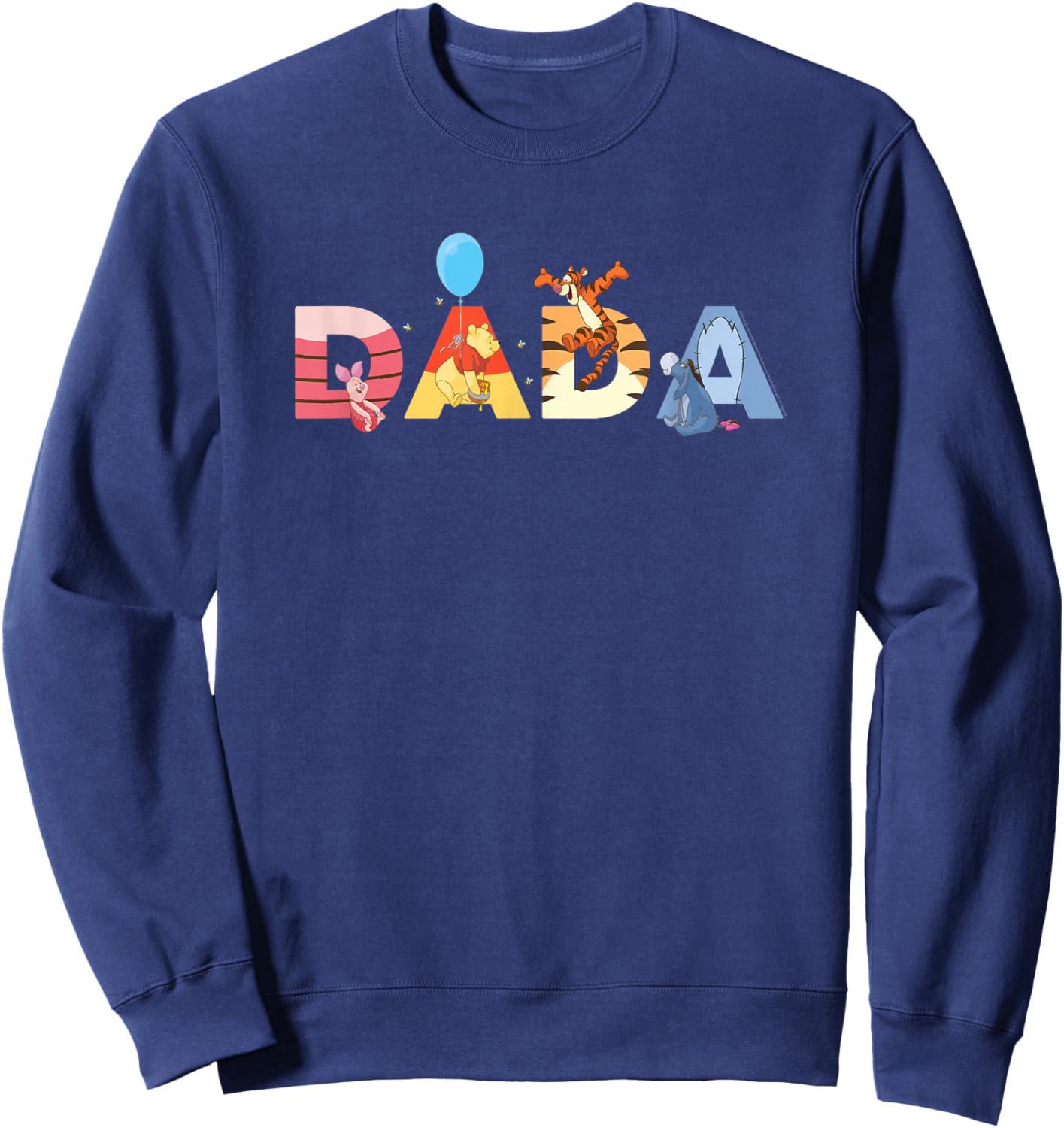 Disney Winnie The Pooh & Friends Dada Family Disney Trip Sweatshirt - Sweatshirt | Navy