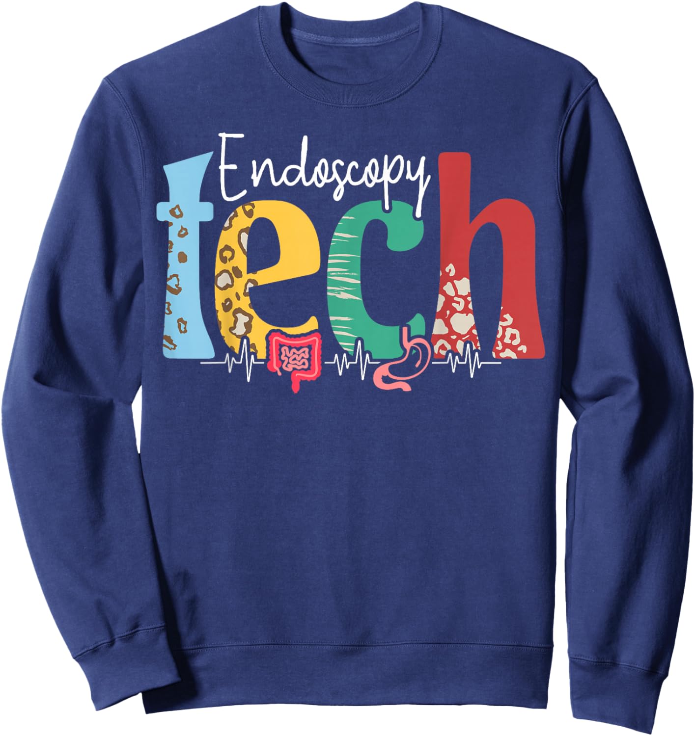 Endoscopy Tech Job Endoscopy Technician Sweatshirt - Sweatshirt | Navy