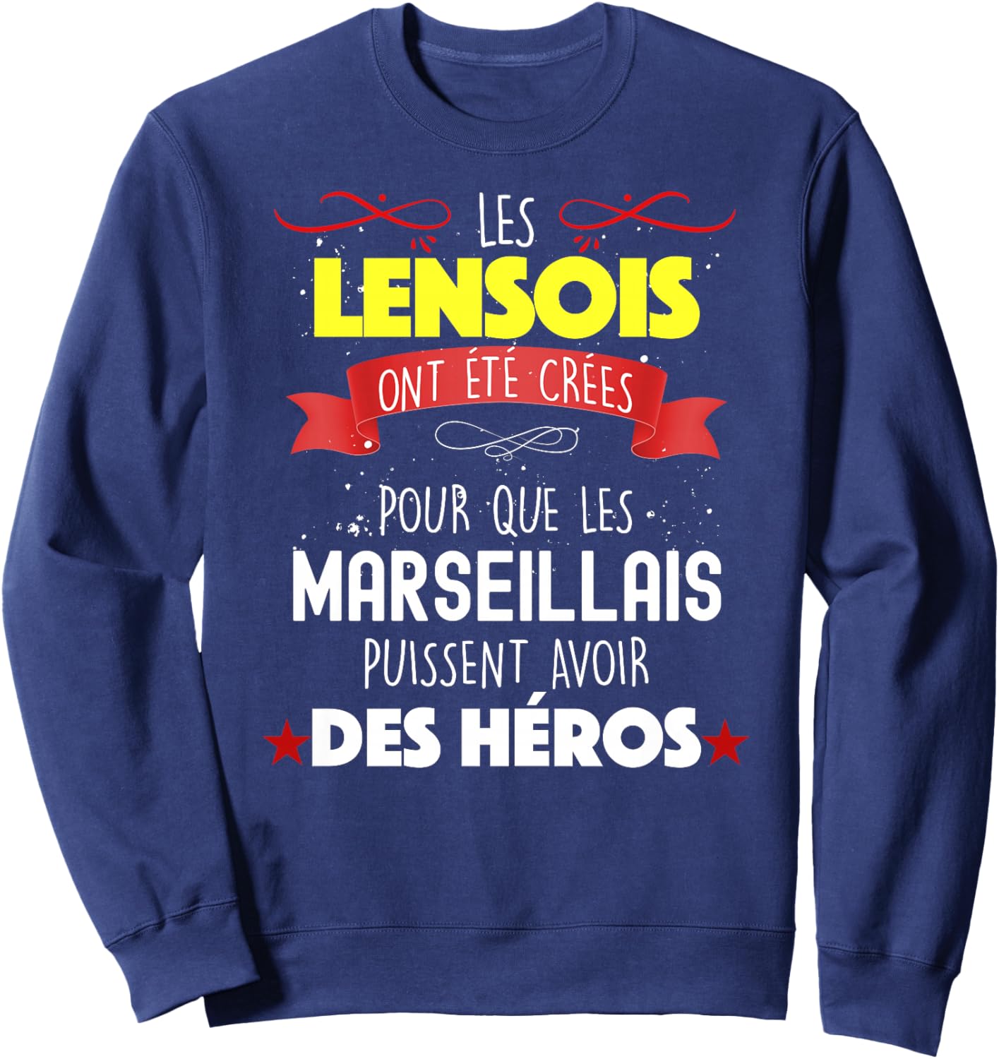 Homme rc Lens Homme Humour Papa Papy Tonton Garçon Fan De Foot Haut de Gamme Sweatshirt - Sweatshirt | Navy