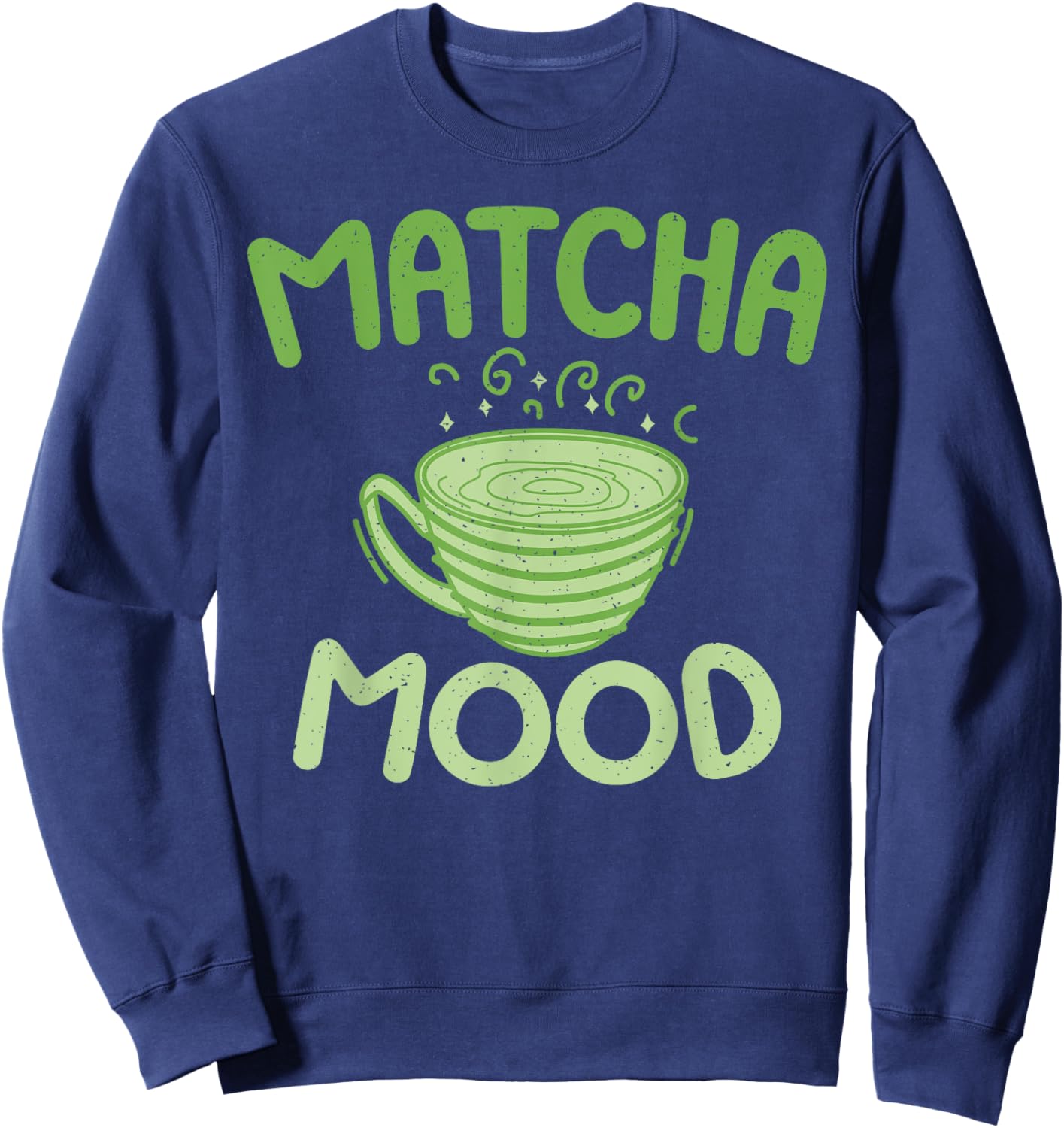 Matcha Mood Matcha Sweatshirt - Sweatshirt | Navy