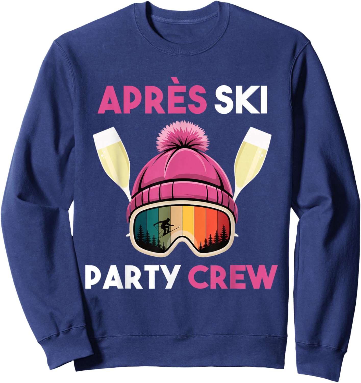 Après Ski Party Crew Funny Winter Gift Sweatshirt - Sweatshirt | Navy