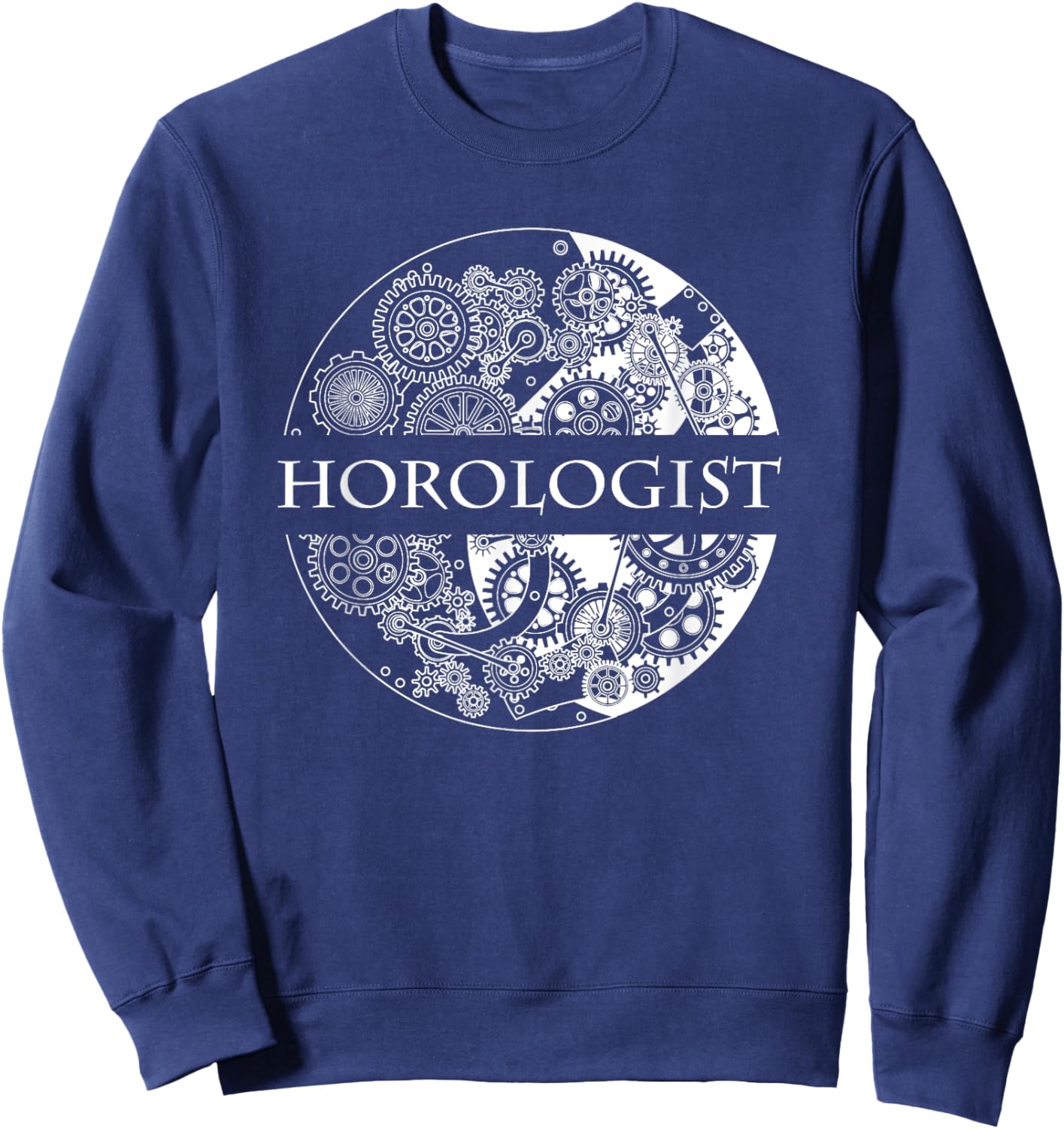 Horologist Watchmaker Horology Watch Movement Sweatshirt - Sweatshirt | Navy