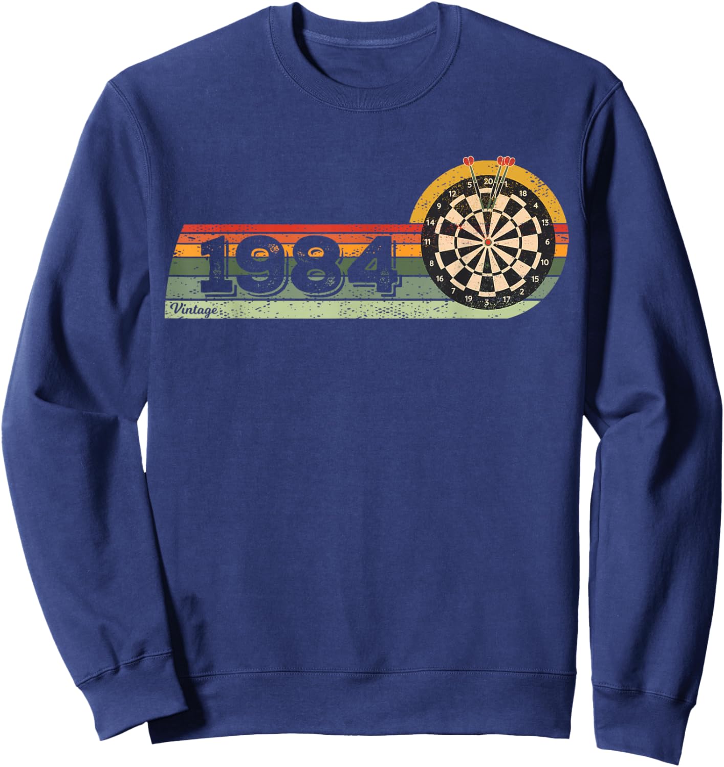 Darts Player Birthday born in 1984 Games Darts Sweatshirt - Sweatshirt | Navy