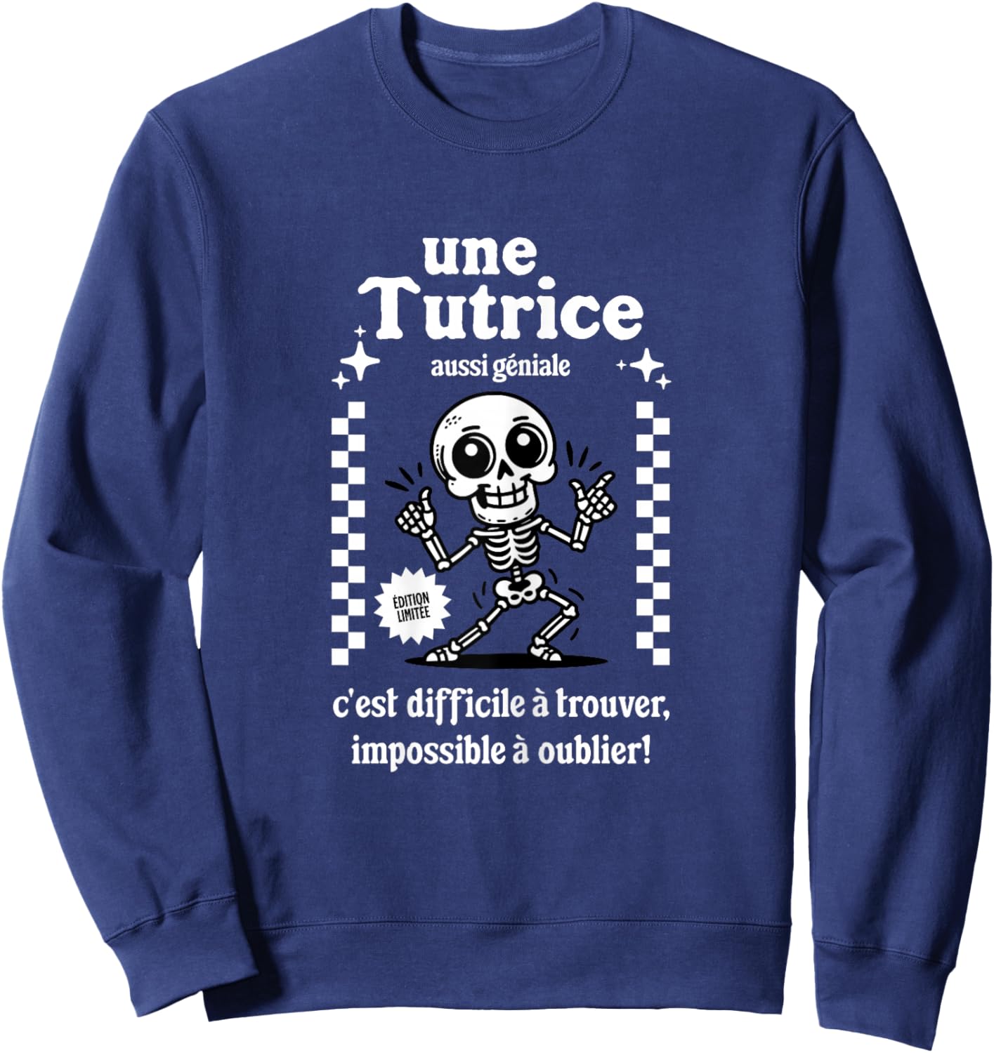 Cadeau Tutrice de Stage Remerciement Tutrice Alternance Sweatshirt - Sweatshirt | Navy