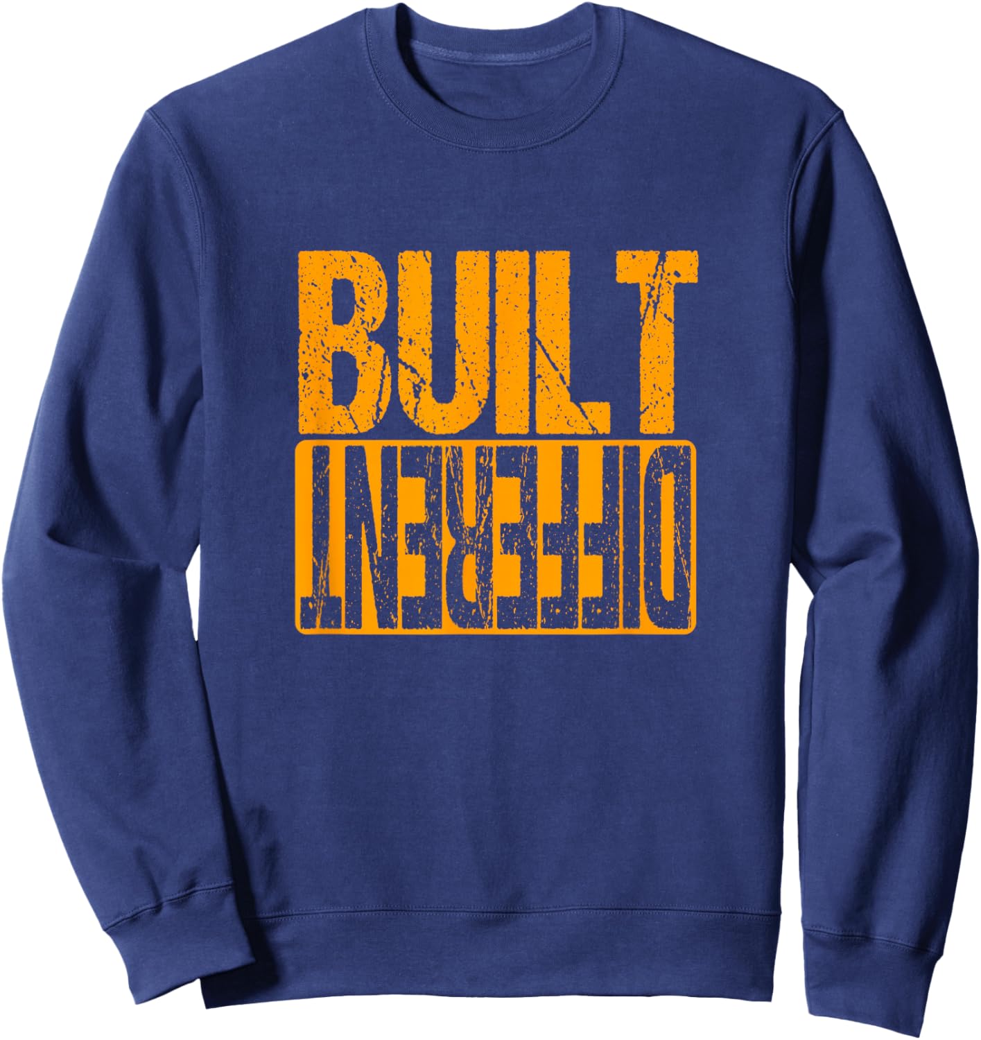 Orange Different Orange Graphic Orange Sweatshirt - Sweatshirt | Navy