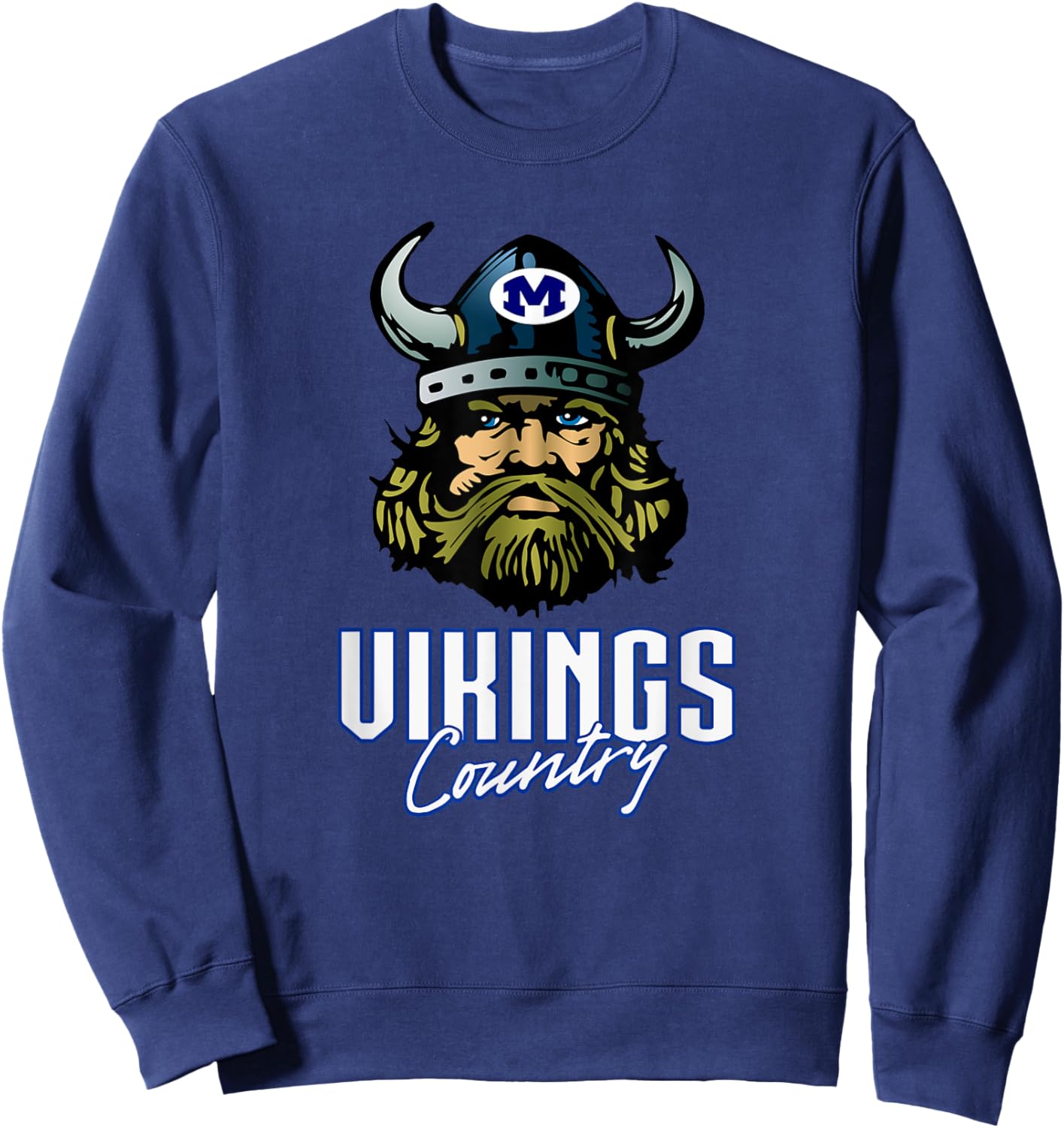 Miamisburg Vikings Logo Country HS Sweatshirt - Sweatshirt | Navy