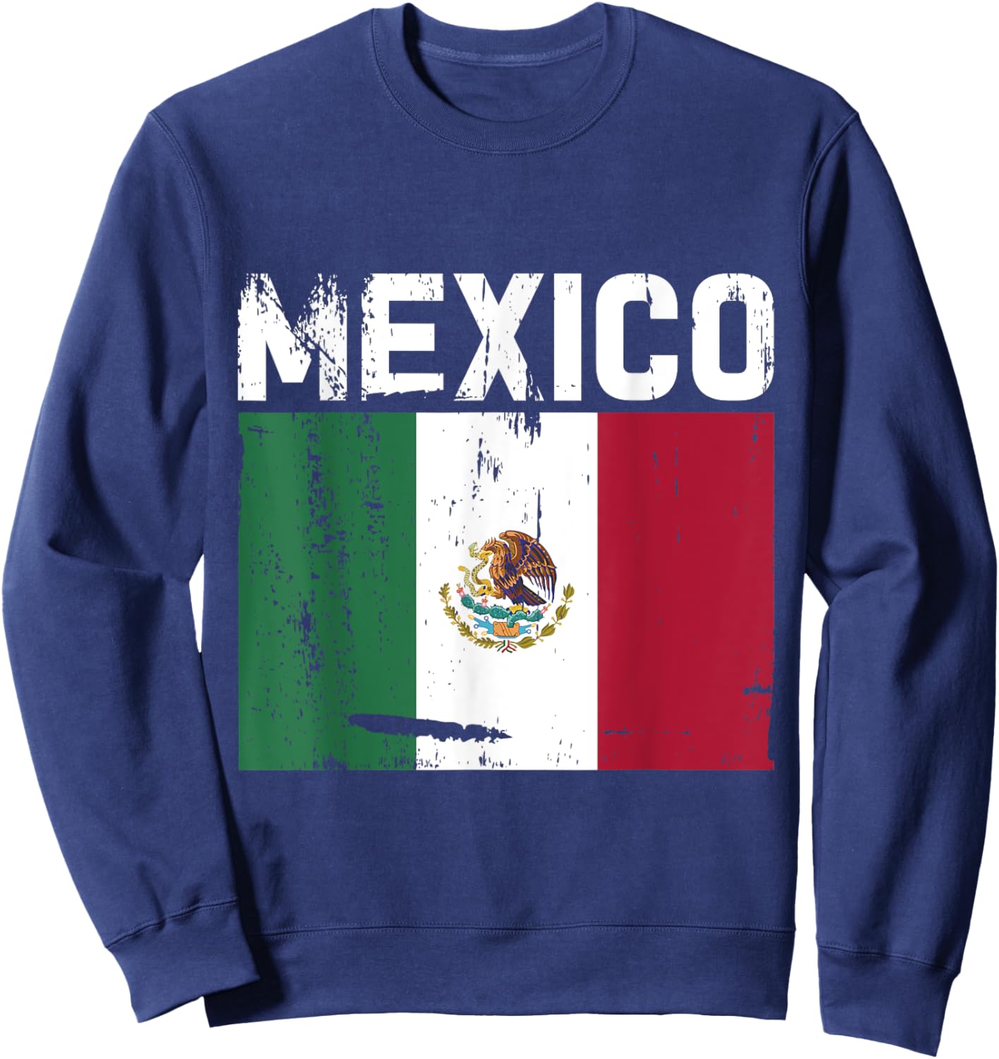 México Mexico Cinco De Mayo Futbol Pride Mexican Sweatshirt - Sweatshirt | Navy