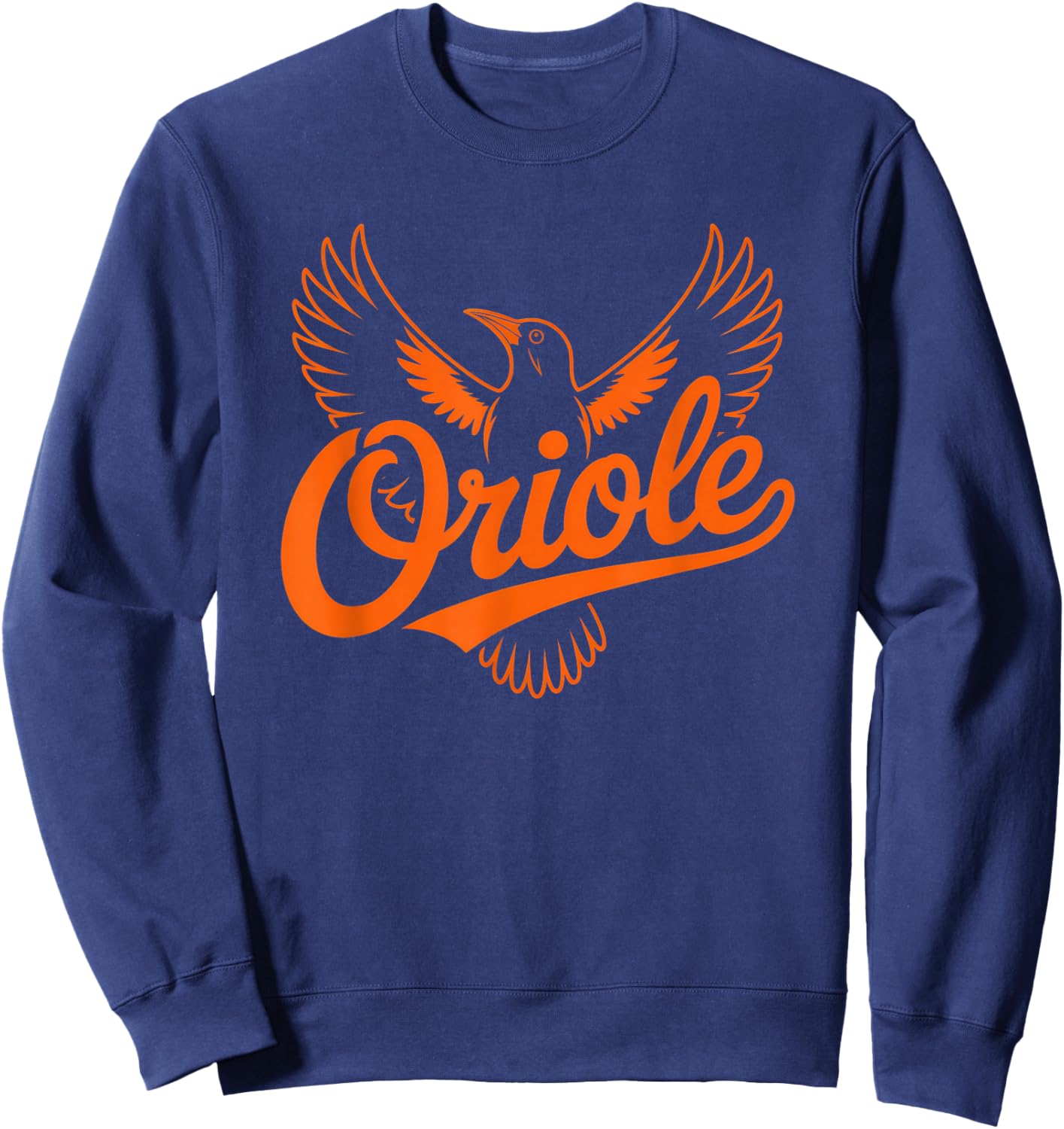 Oriole Retro Vintage Gift Women Boy Girl Bird Sweatshirt - Sweatshirt | Navy
