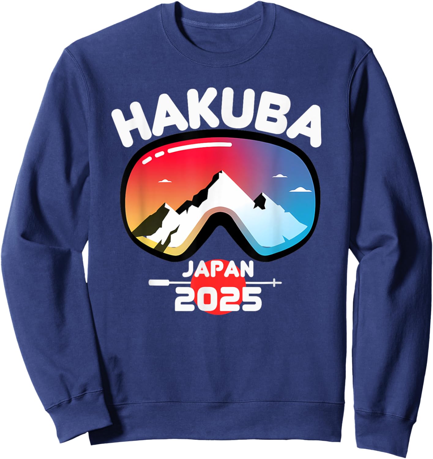 Hakuba Japan Skiing and Snowboarding Adventure 2025 Sweatshirt - Sweatshirt | Navy