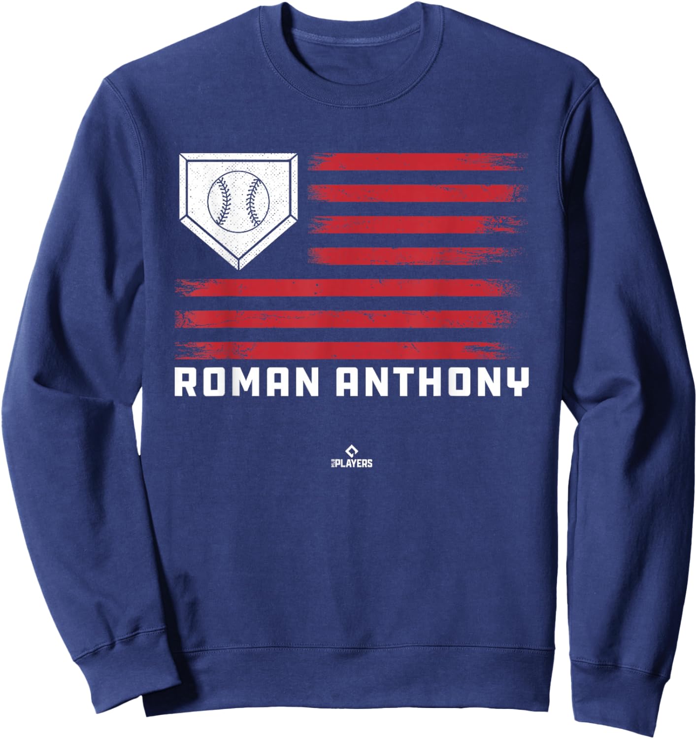 Vintage Flag Gameday Roman Anthony Prospect Baseball Fan Sweatshirt - Sweatshirt | Navy