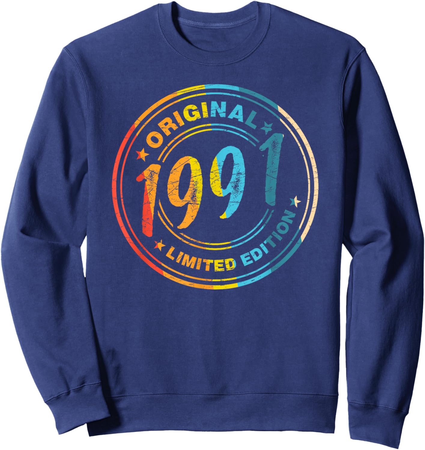 Original 1991 Vintage Birthday 35 Years Women Sweatshirt - Sweatshirt | Navy