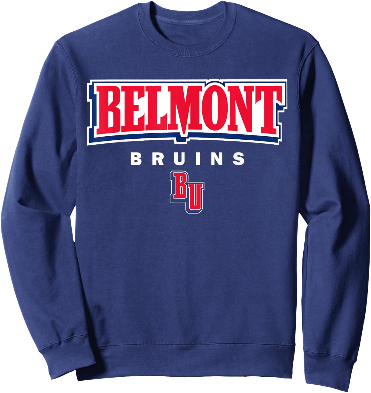 Belmont Bruins | Official NCAA University | NCAFBEL03 Sweatshirt - Sweatshirt | Navy