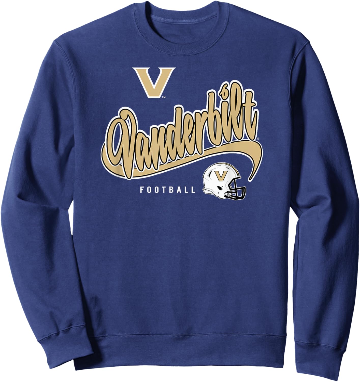 Vanderbilt Commodores Football Goodness Dark Gray Sweatshirt - Sweatshirt | Navy