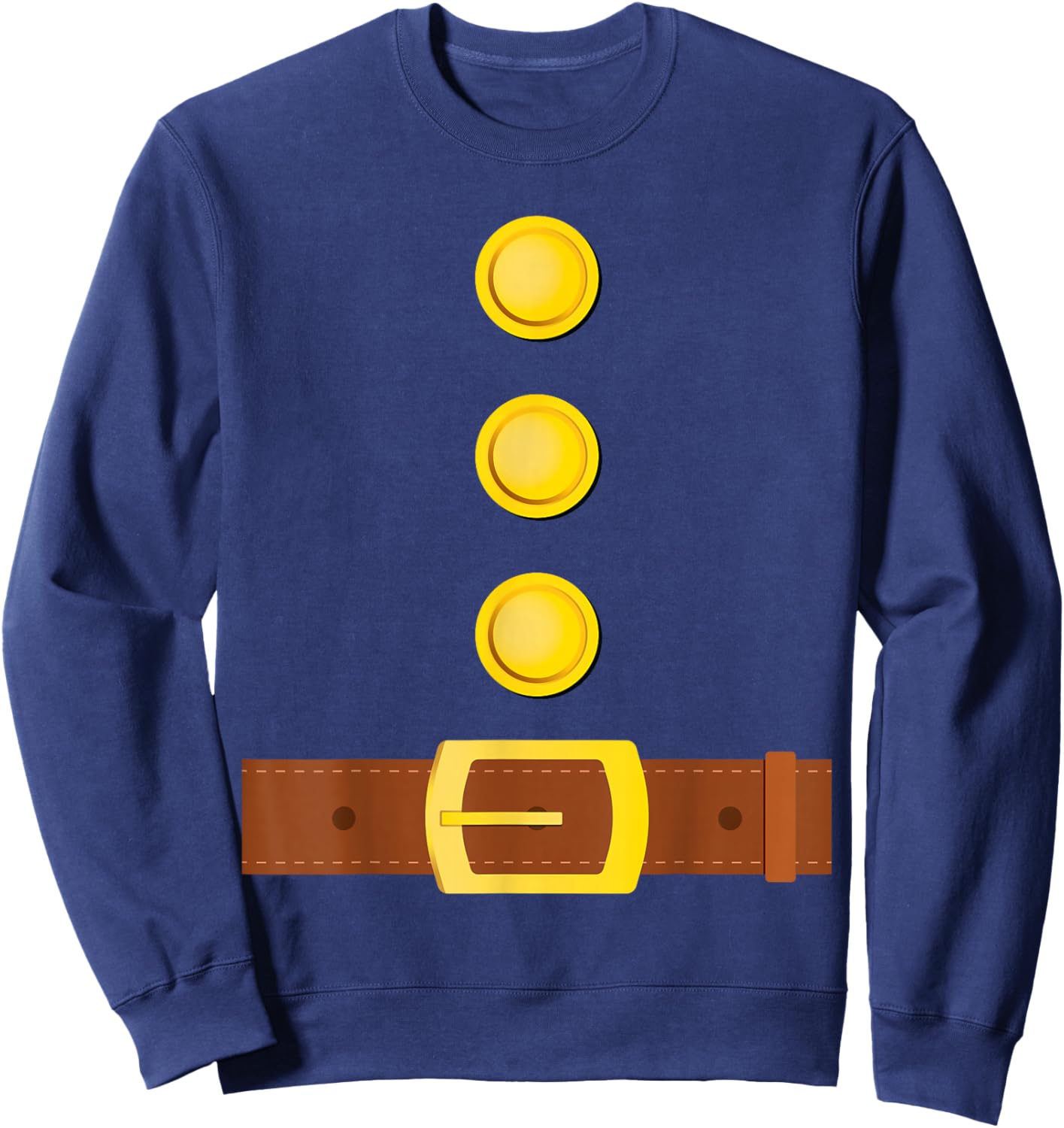Dwarf Halloween Costume Funny Kids Men Women Sweatshirt - Sweatshirt | Navy