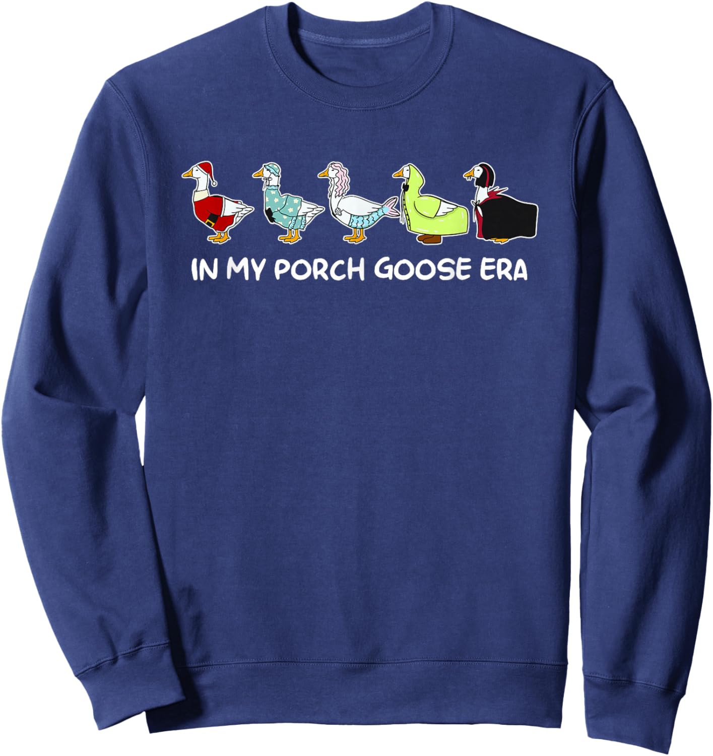 in My Porch Goose Era Sweatshirt - Sweatshirt | Navy