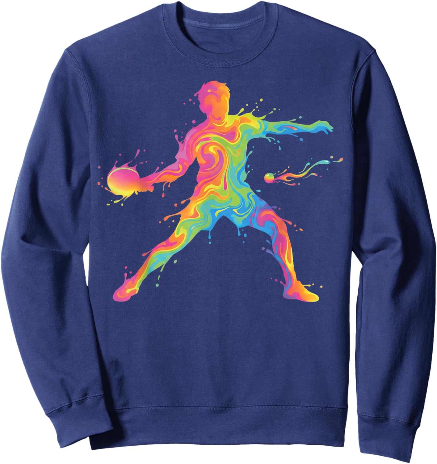 Table Tennis Ping Pong Men Kids Boys Sweatshirt - Sweatshirt | Navy