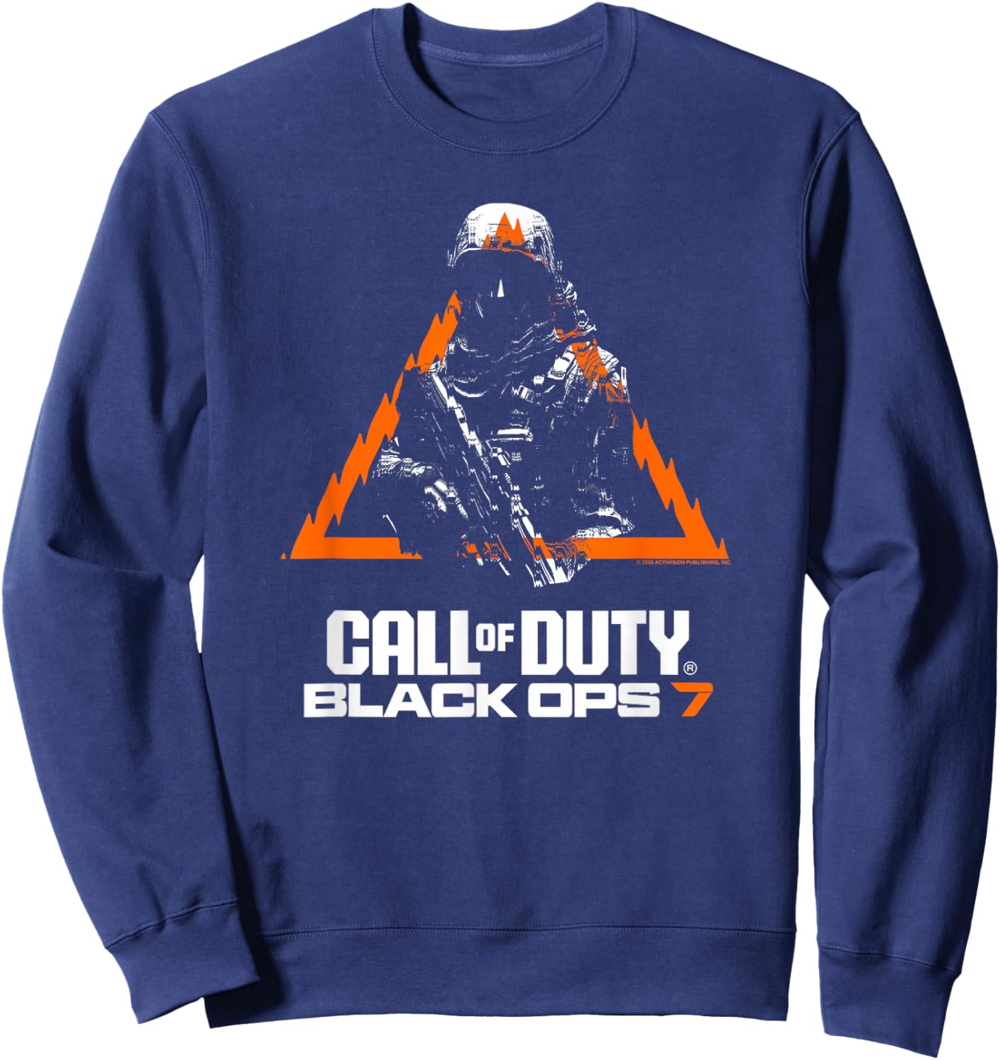 Call of Duty Black Ops 7 Character Icon Video Game Sweatshirt - Sweatshirt | Navy