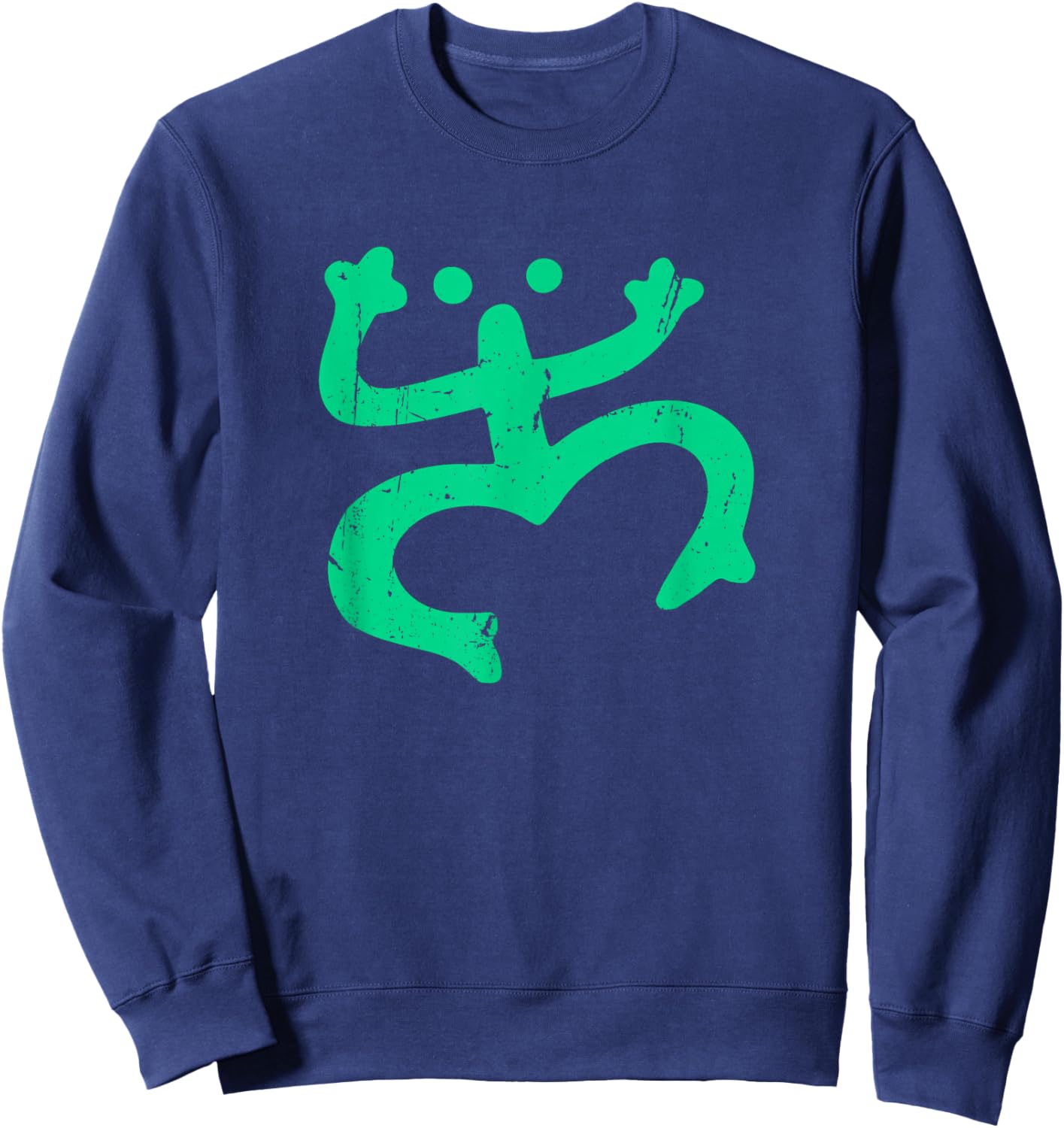 Coqui Taino Puerto Rico Frog Boricua Sweatshirt - Sweatshirt | Navy
