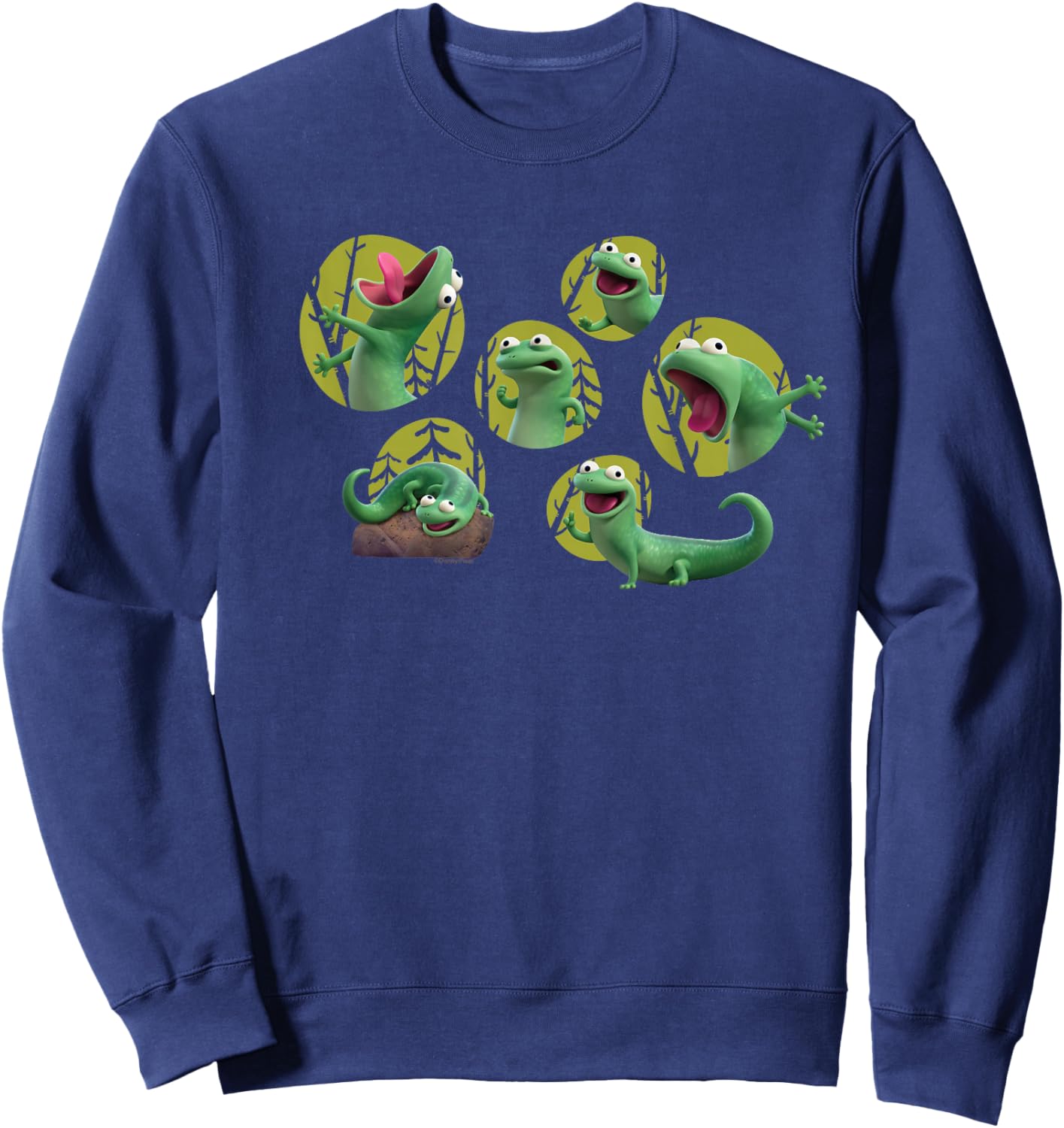 Disney and Pixar's Hoppers Tom Lizard Moods & Funny Faces Sweatshirt - Sweatshirt | Navy