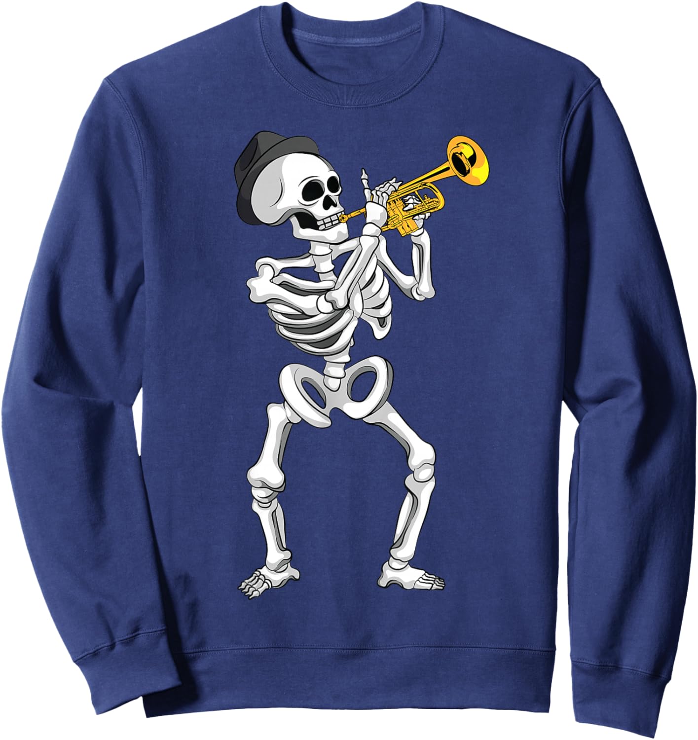 Cool Trumpet Design Women Trumpetist Trumpet Player Sweatshirt - Sweatshirt | Navy
