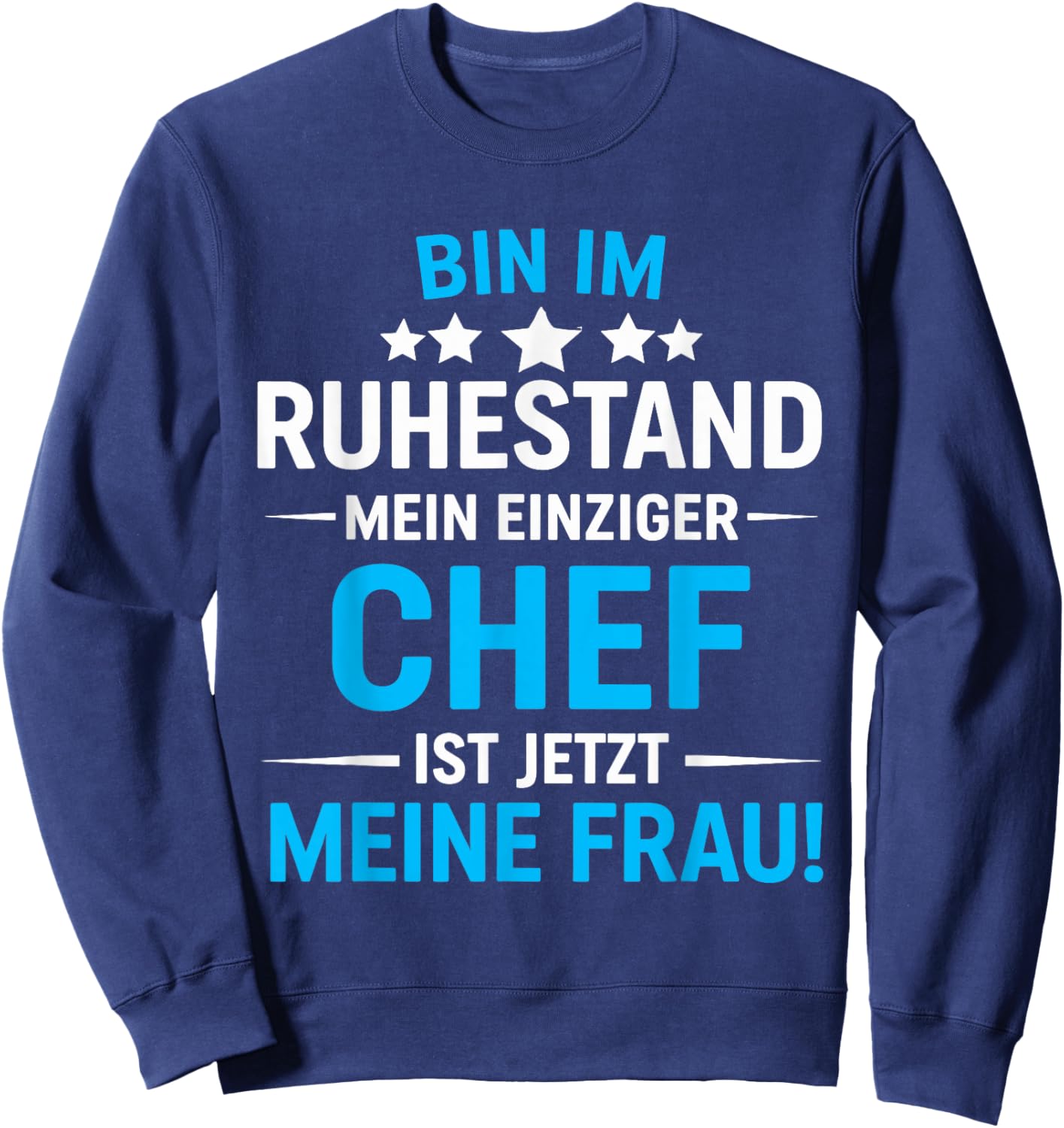 Pensionär Rente Bin im Ruhestand 2026 Pensioner Man Sweatshirt - Sweatshirt | Navy