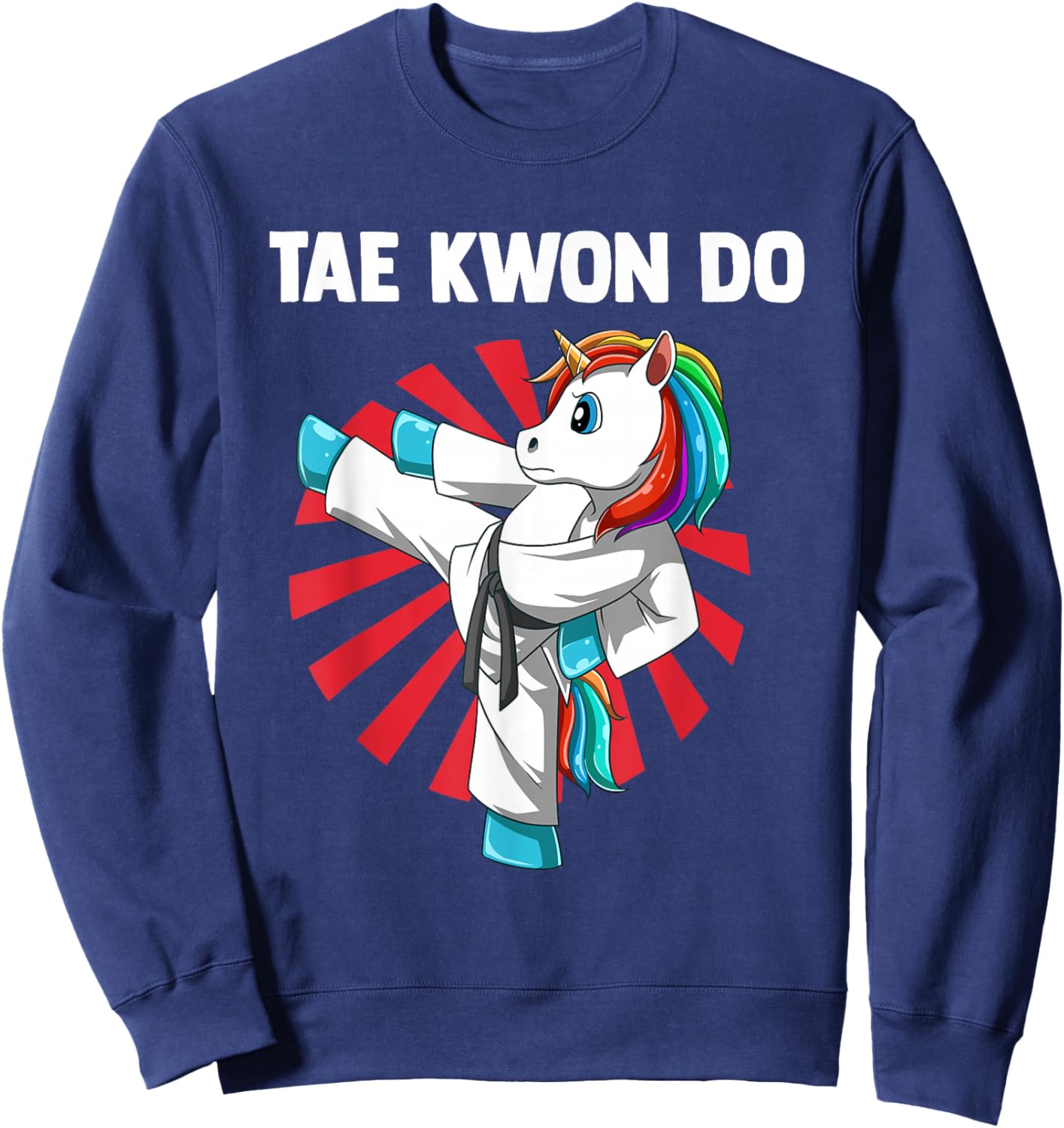 Taekwondo Unicorn Sweatshirt - Sweatshirt | Navy