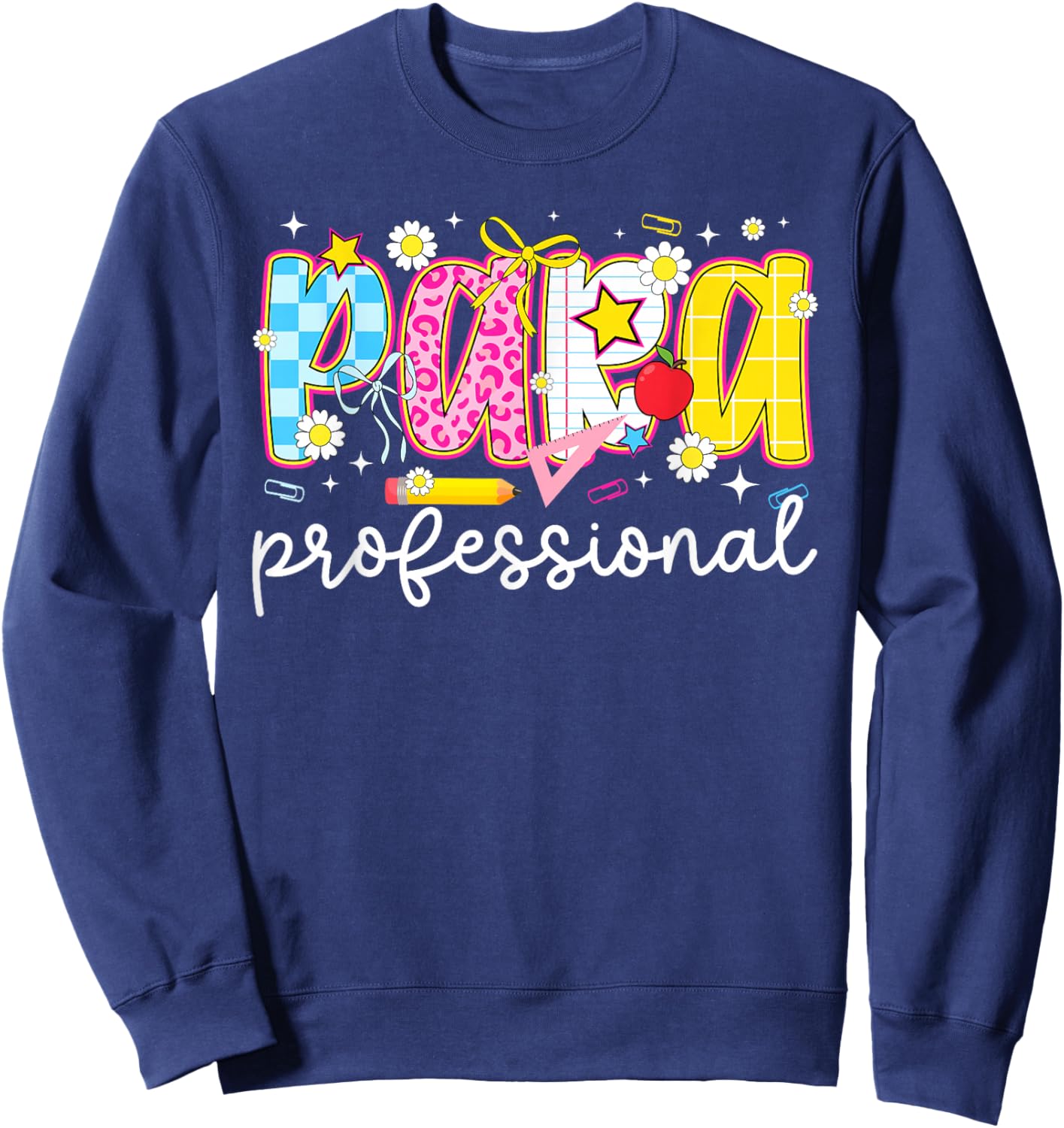 Paraprofessional Preppy Parapro para Sweatshirt - Sweatshirt | Navy