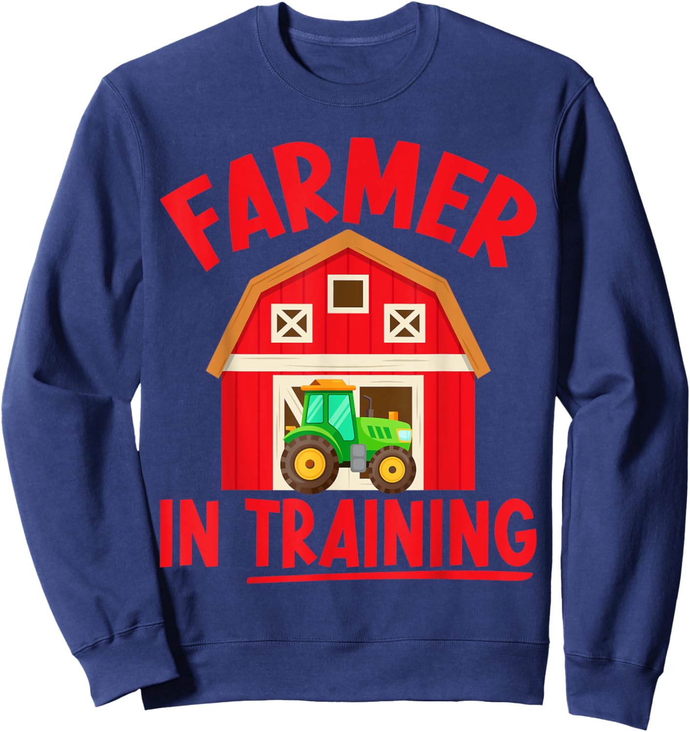 Farm Lifestyle Farming Toddler Farmer In Training Sweatshirt - Sweatshirt | Navy