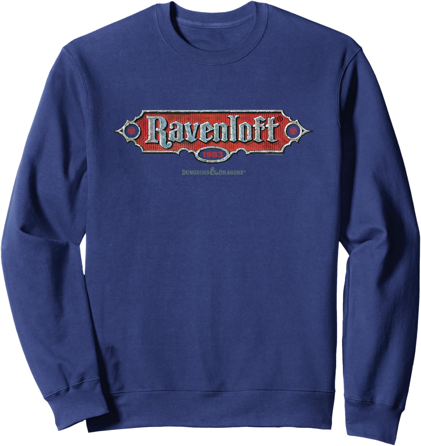 Dungeons & Dragons Retro Ravenloft Sweatshirt - Sweatshirt | Navy