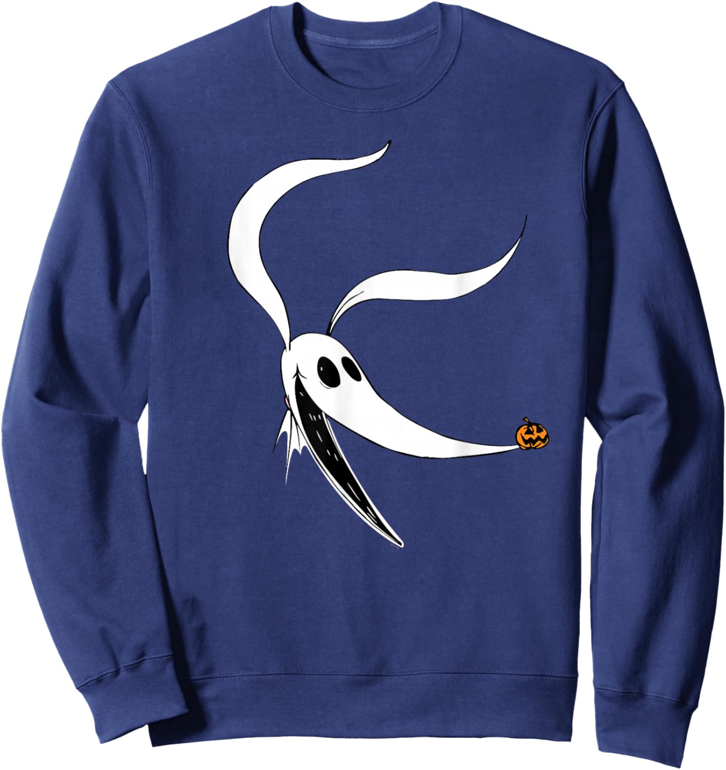 Disney The Nightmare Before Christmas Zero Dog Big Face Sweatshirt - Sweatshirt | Navy