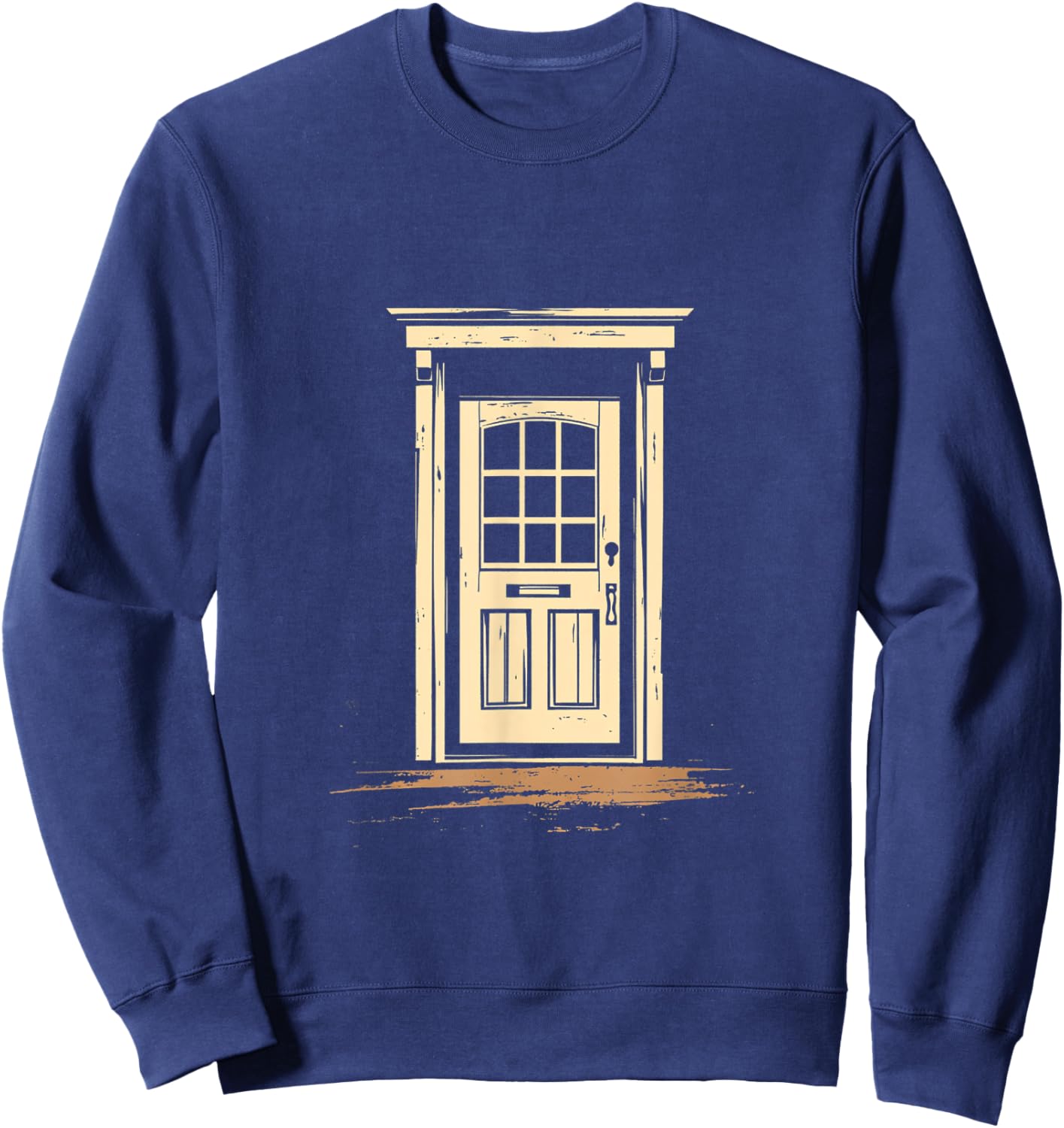 Vintage Front Door Architecture Sweatshirt - Sweatshirt | Navy