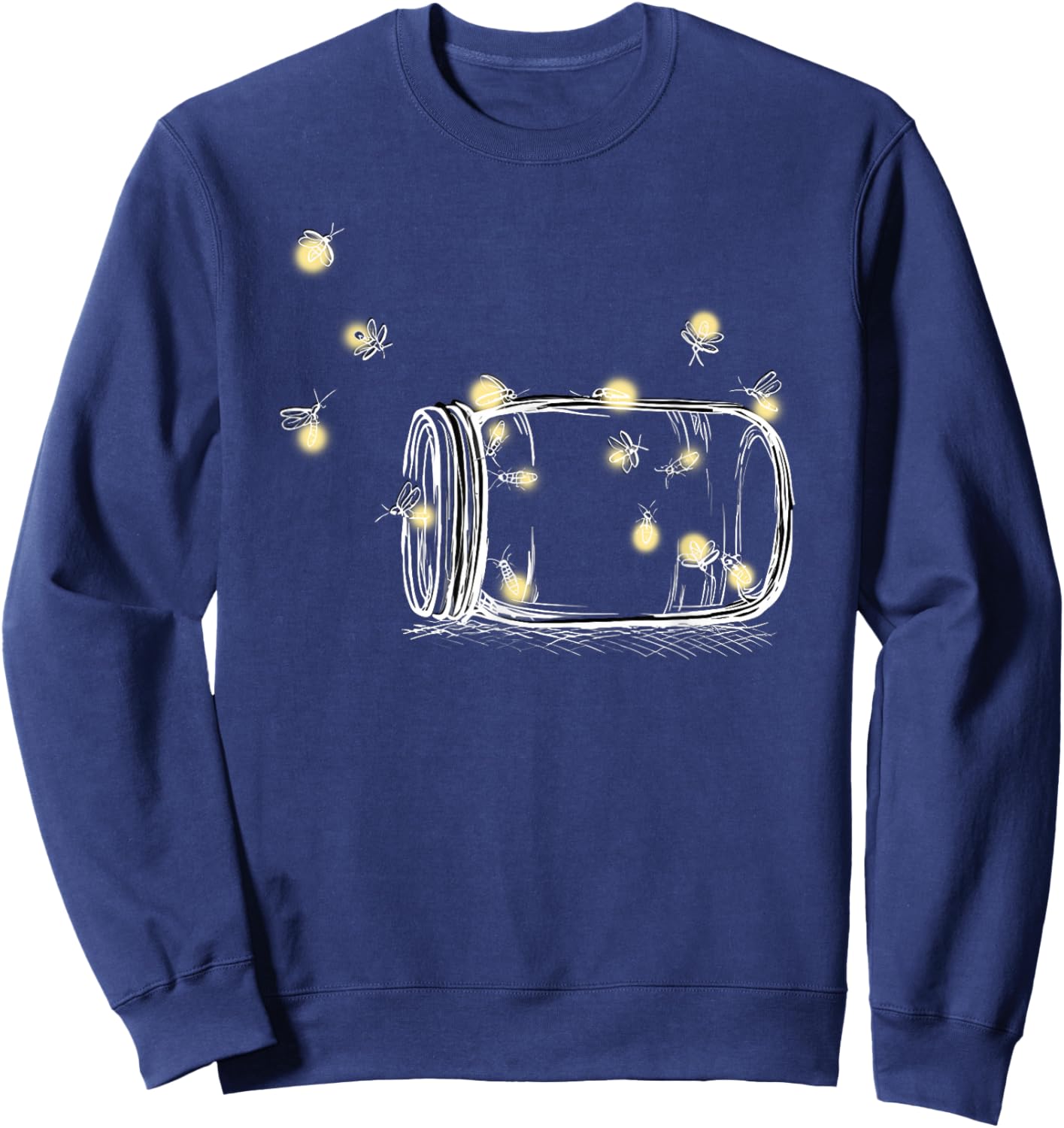 Summer Fireflies Sweatshirt - Sweatshirt | Navy