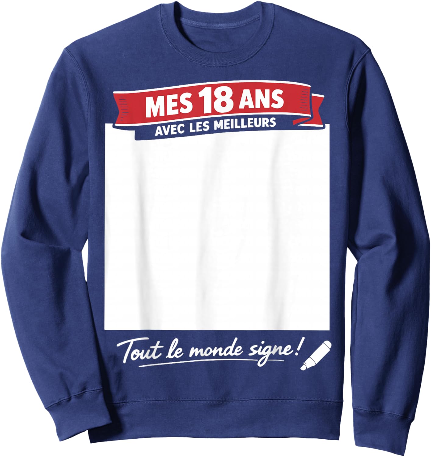 18th Birthday Boy Girl 18 Years 2008 Funny Gift Sweatshirt - Sweatshirt | Navy