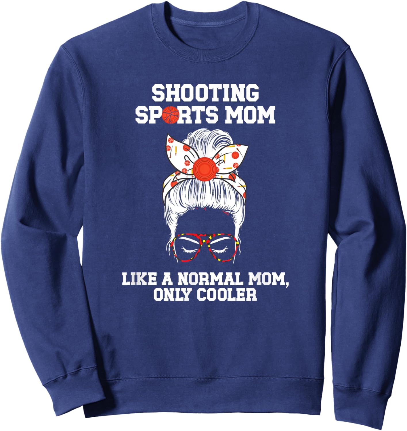 Cool Shooting Sports Mom Shooting Sports Mama Sweatshirt - Sweatshirt | Navy