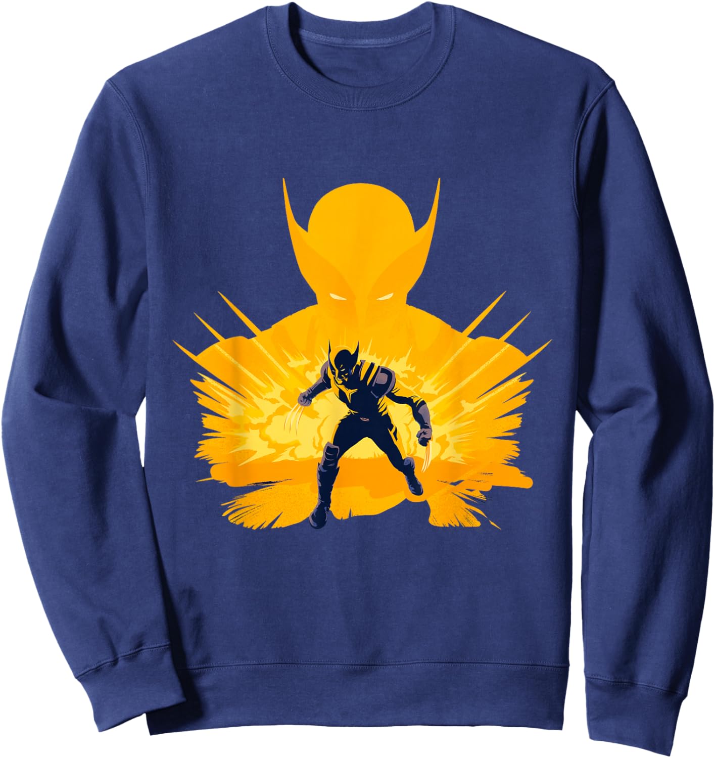 Marvel Studios Deadpool & Wolverine Kaboom Goes Wolverine Sweatshirt - Sweatshirt | Navy