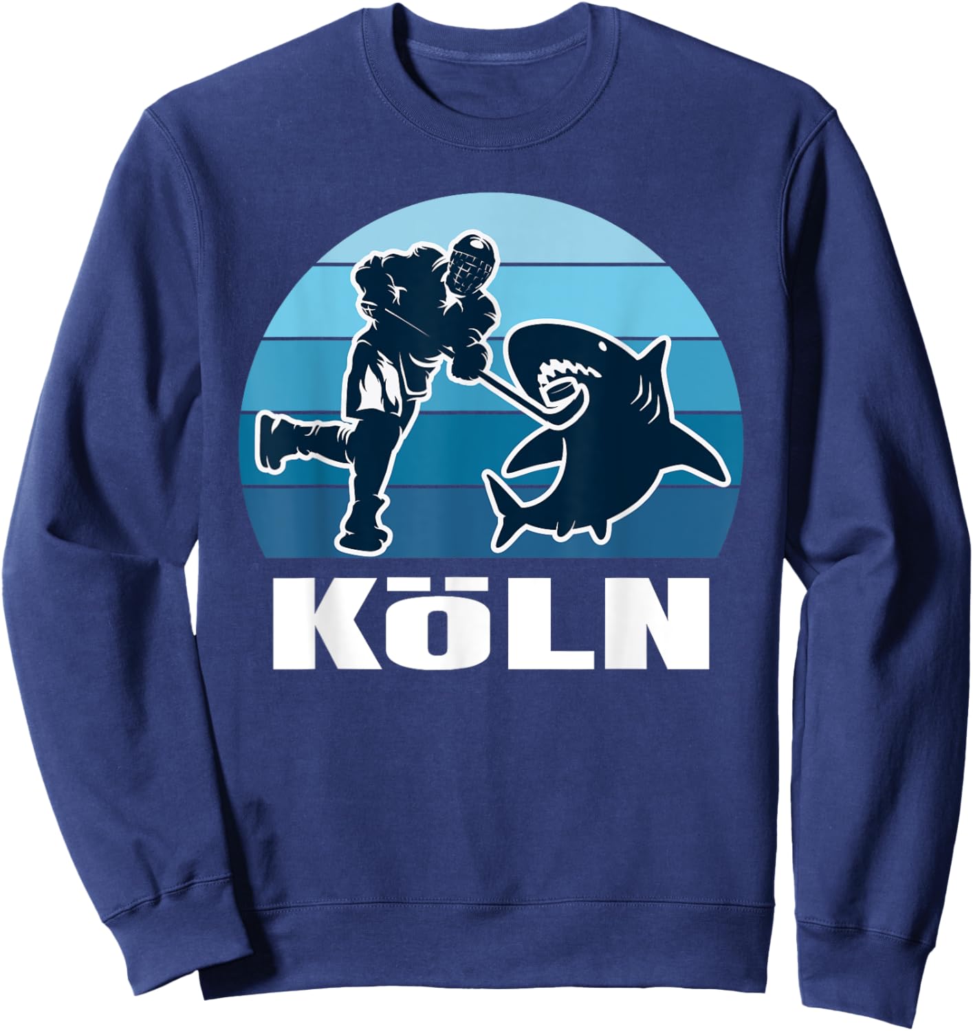 Cologne Ice Hockey Fan - Shark Sweatshirt - Sweatshirt | Navy