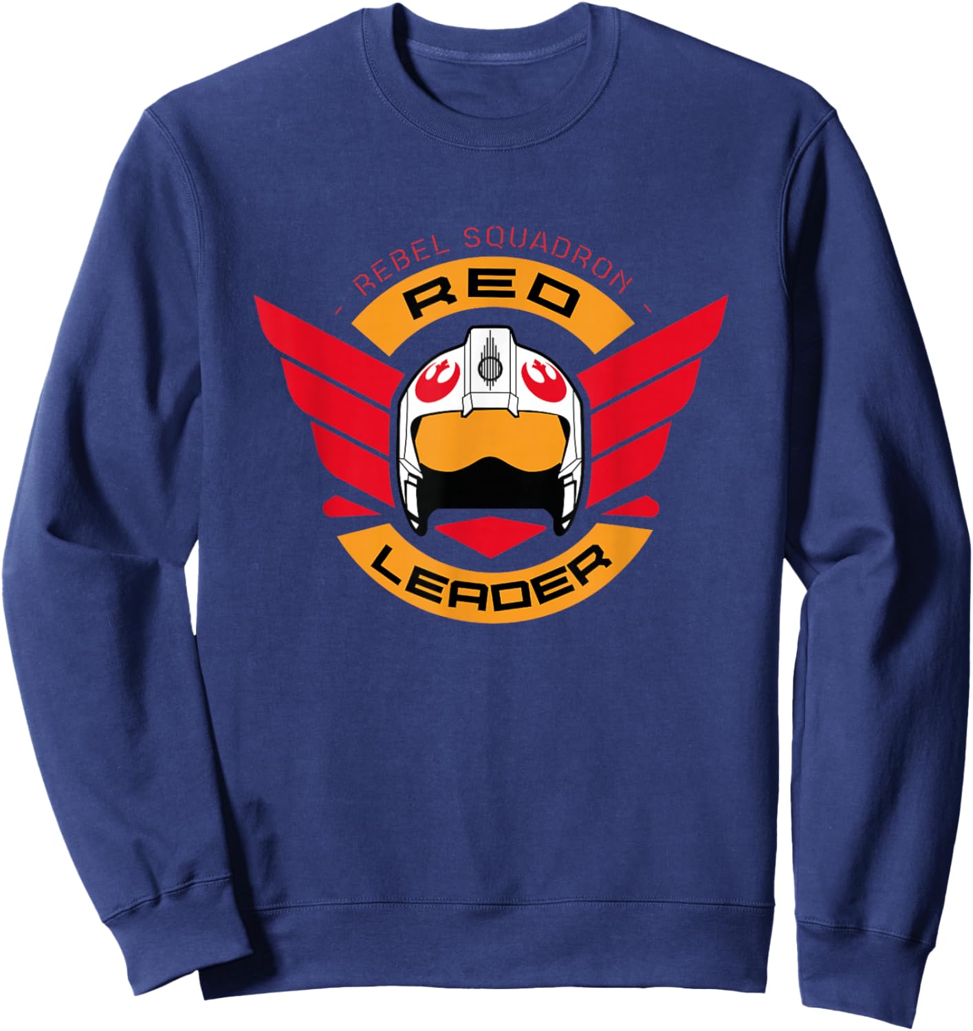 Star Wars Rogue One Rebel Squadron Red Leader Chest Badge Sweatshirt - Sweatshirt | Navy