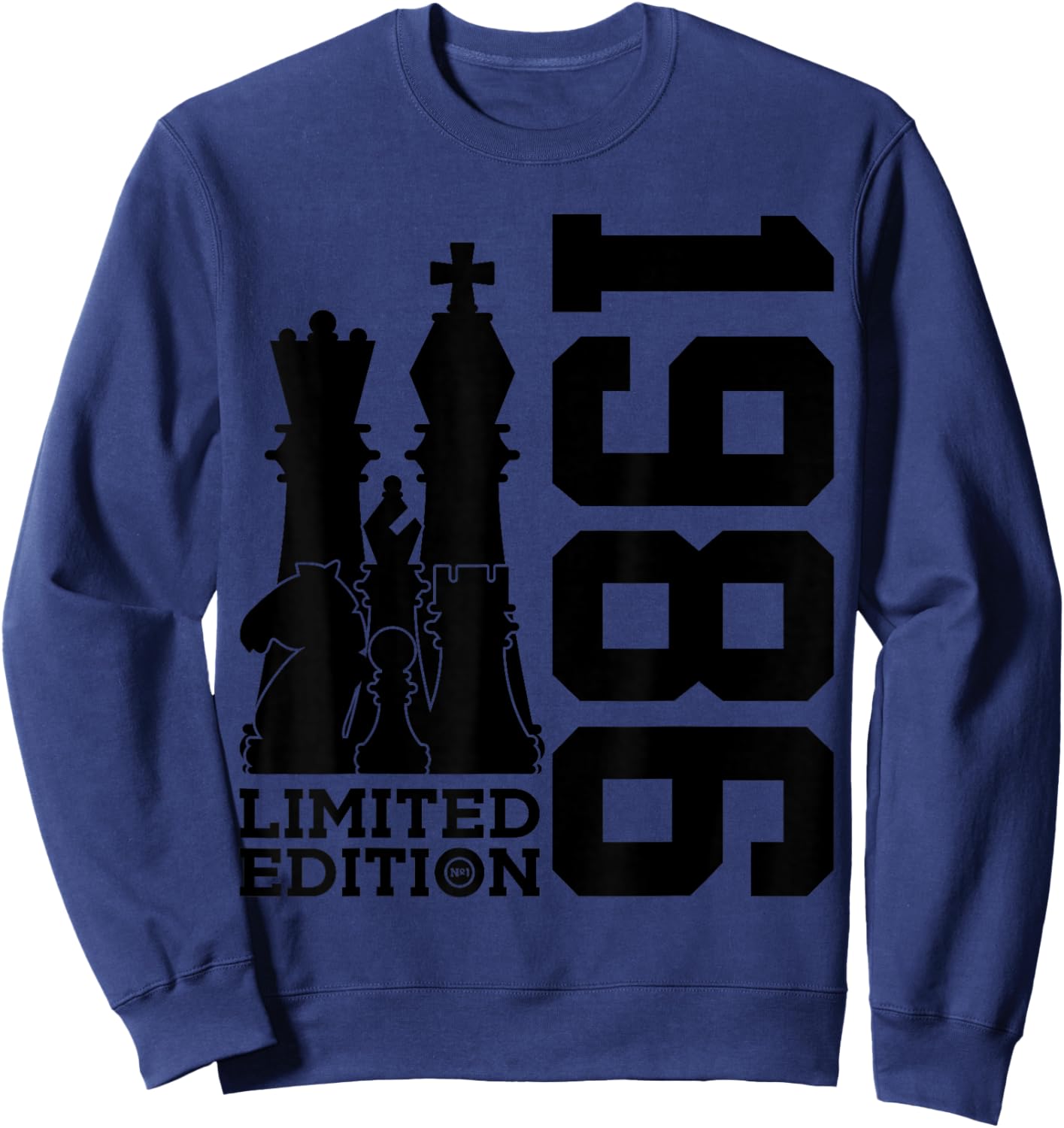 Édition limitée 1986 40 échecs 40e Anniversaire Sweatshirt - Sweatshirt | Navy