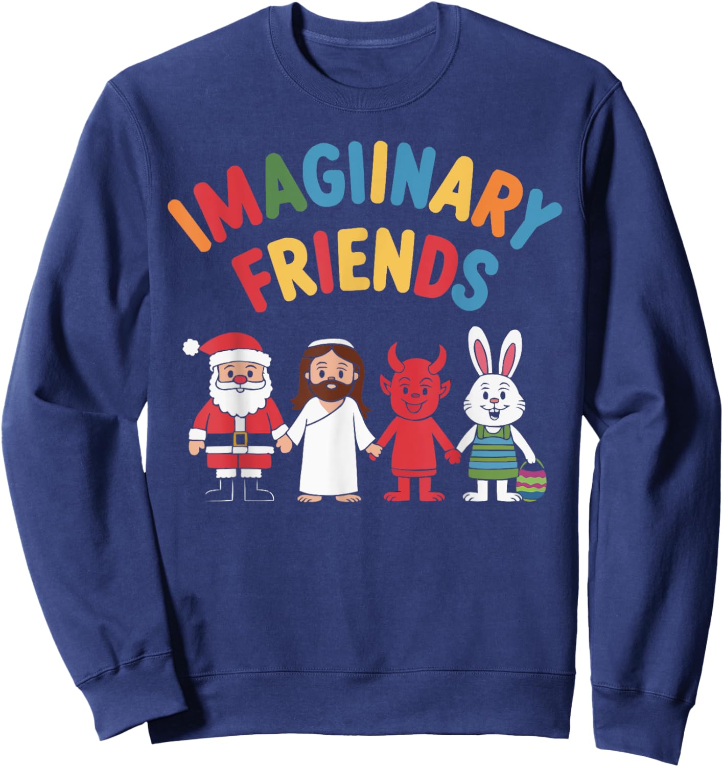 Atheism Anti-Religion Agnostic Freethinker Atheist Sweatshirt - Sweatshirt | Navy