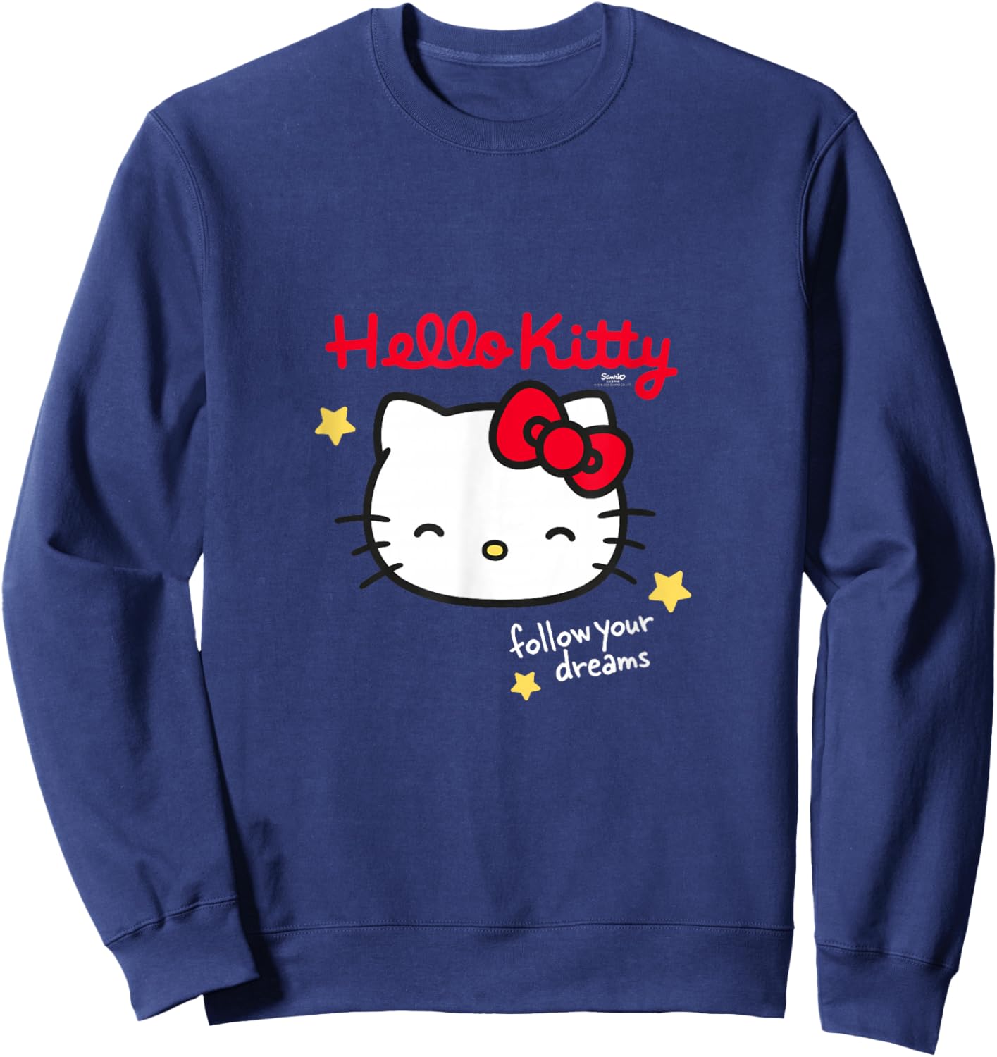 Hello Kitty Character Follow Your Dreams , black, S Sweatshirt - Sweatshirt | Navy