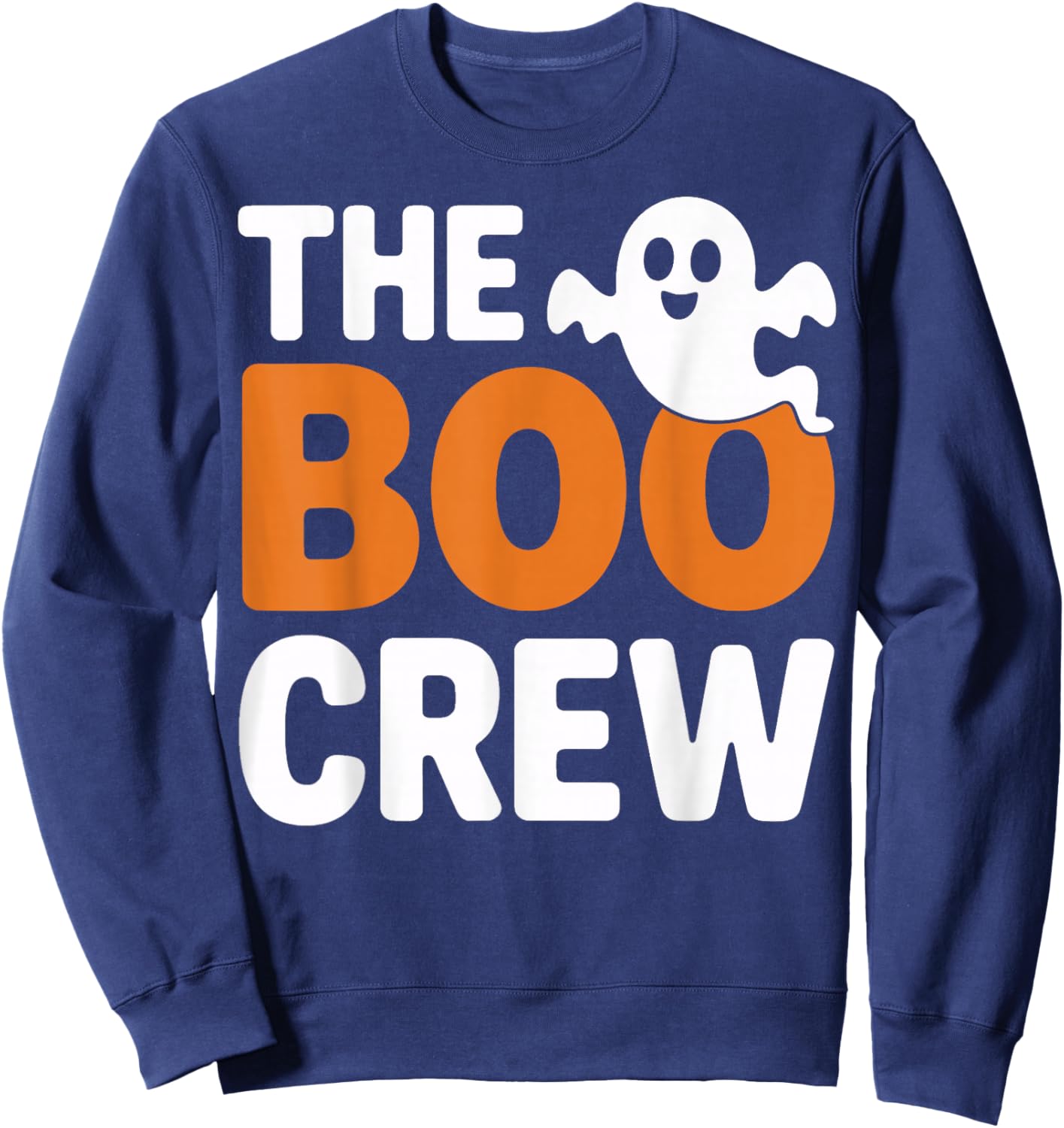 The Boo Crew Ghoul Squad Halloween Party Family Matching Sweatshirt - Sweatshirt | Navy