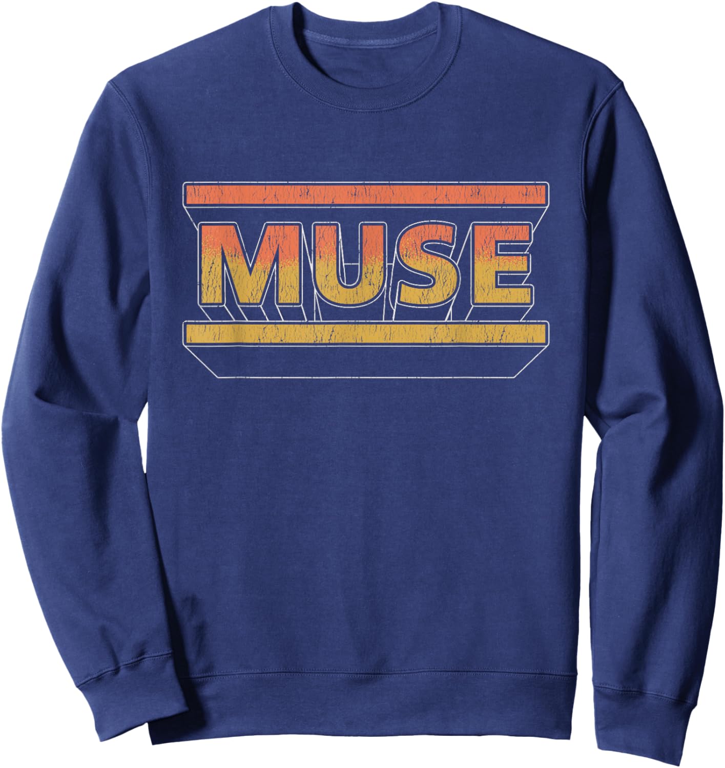 Muse 3D Logo Sweatshirt - Sweatshirt | Navy