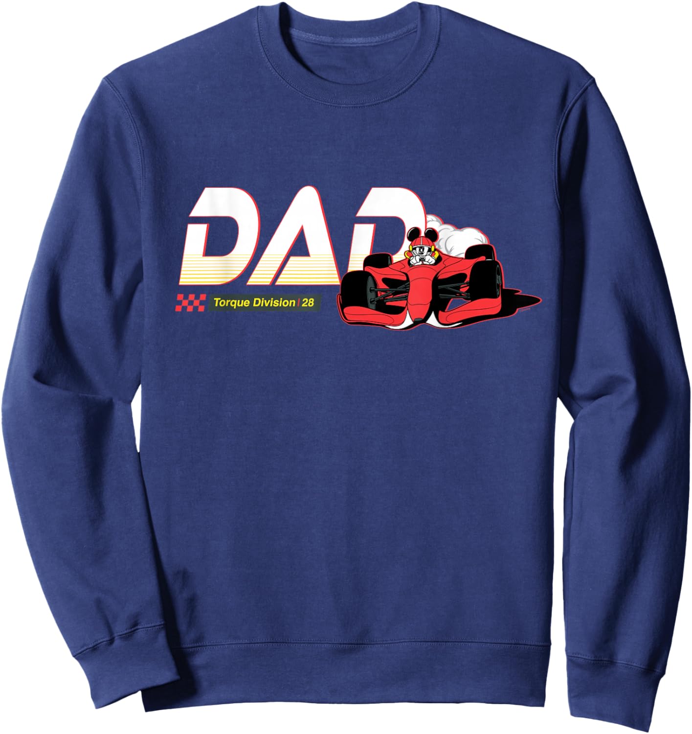 Disney Racing Dad Family Trip Race Car Vacation Matching Sweatshirt - Sweatshirt | Navy