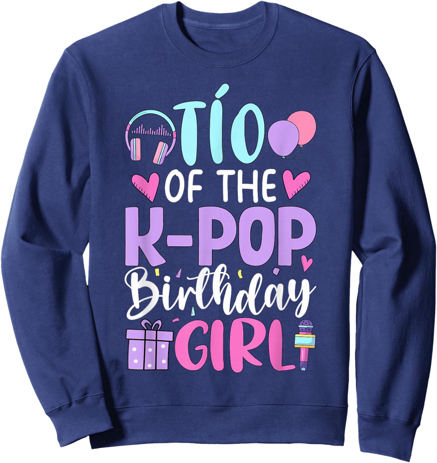 TIO of The K-Pop Birthday Girl Sweatshirt - Sweatshirt | Navy