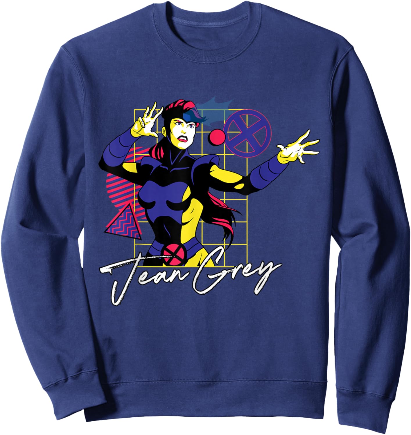 Marvel Super Heroes X-Men Retro Couples Matching Jean Grey Sweatshirt - Sweatshirt | Navy